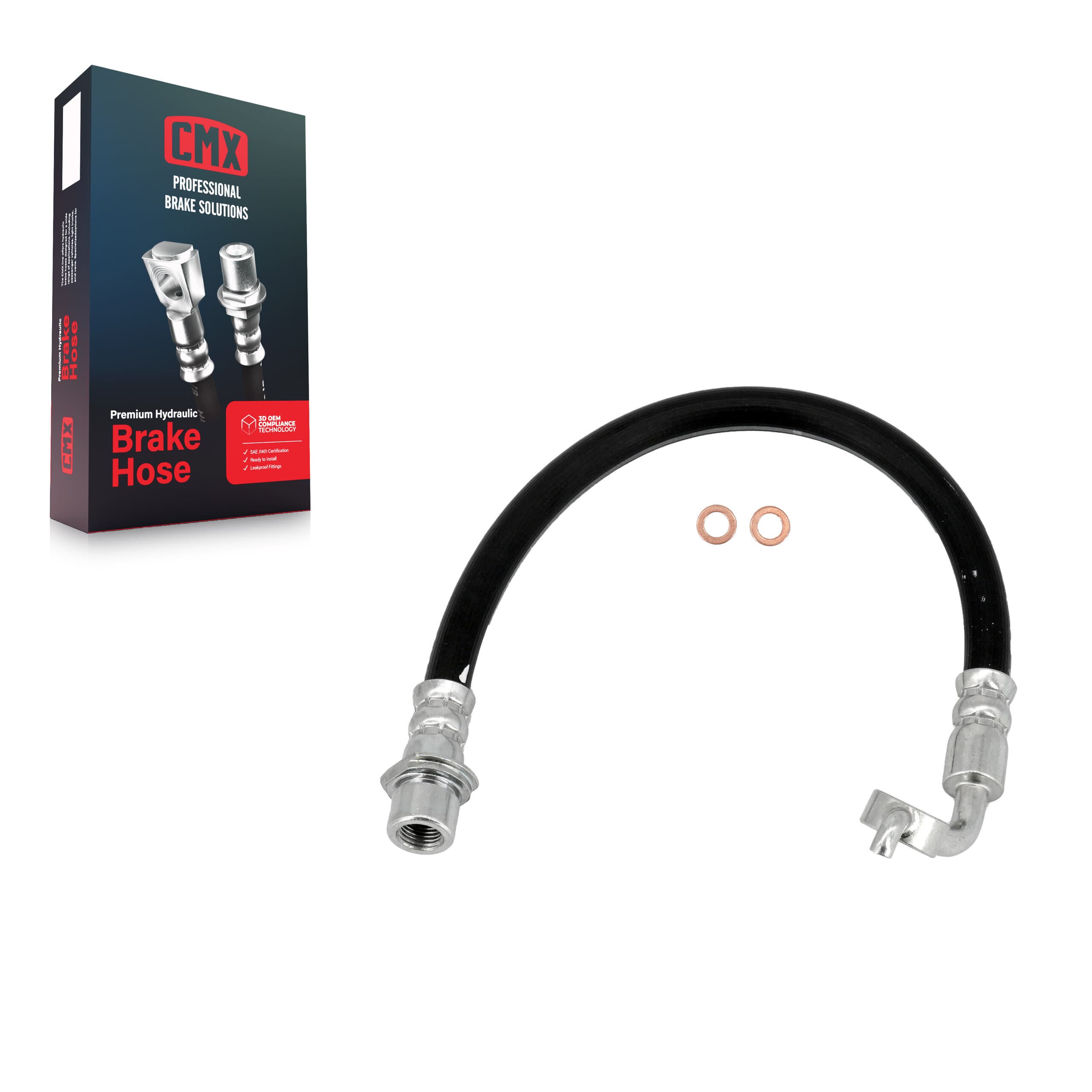 CMX - 12-H621070 - Rear Right Brake Hydraulic Hose image 1
