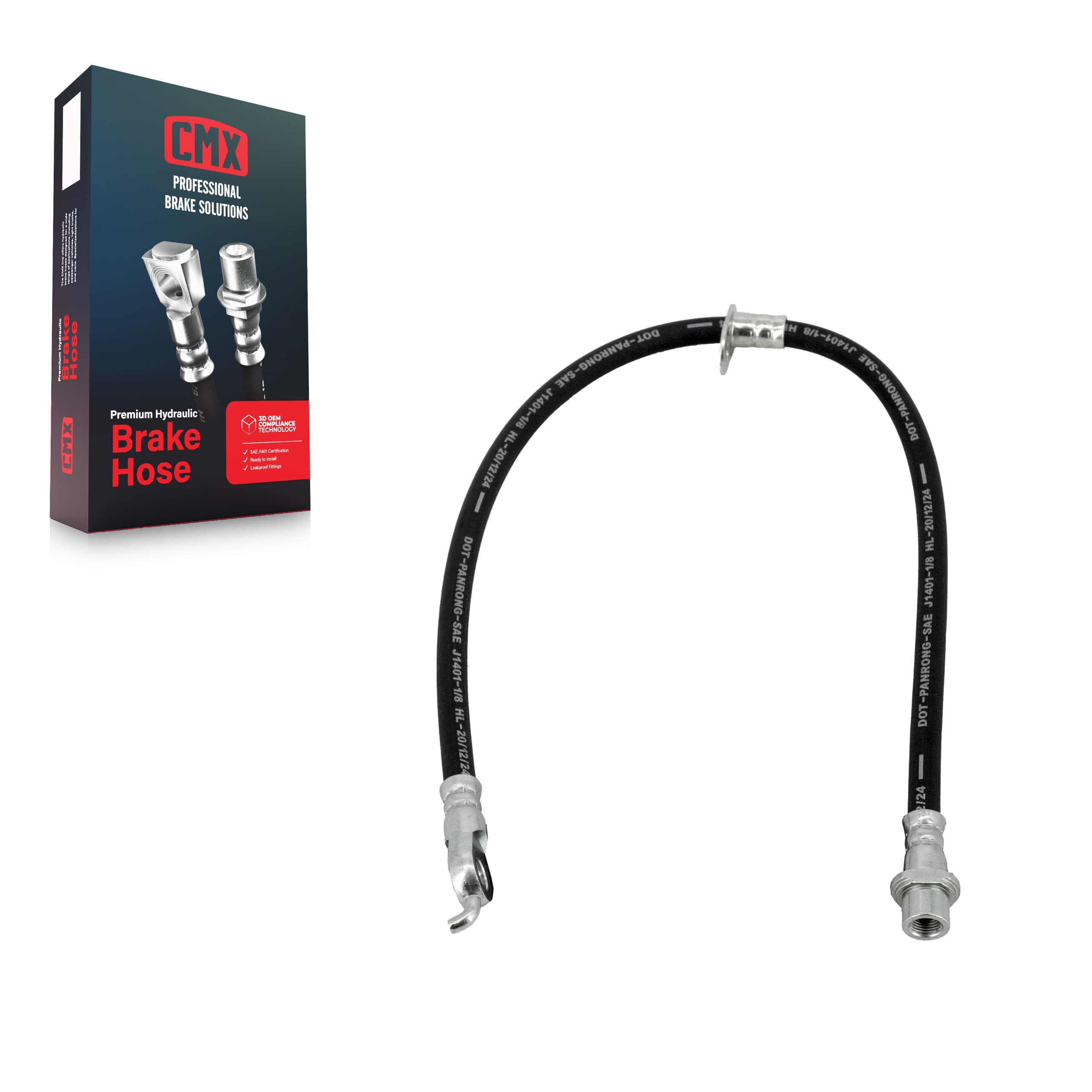 CMX - 12-H621099 - Front Right Brake Hydraulic Hose image 1