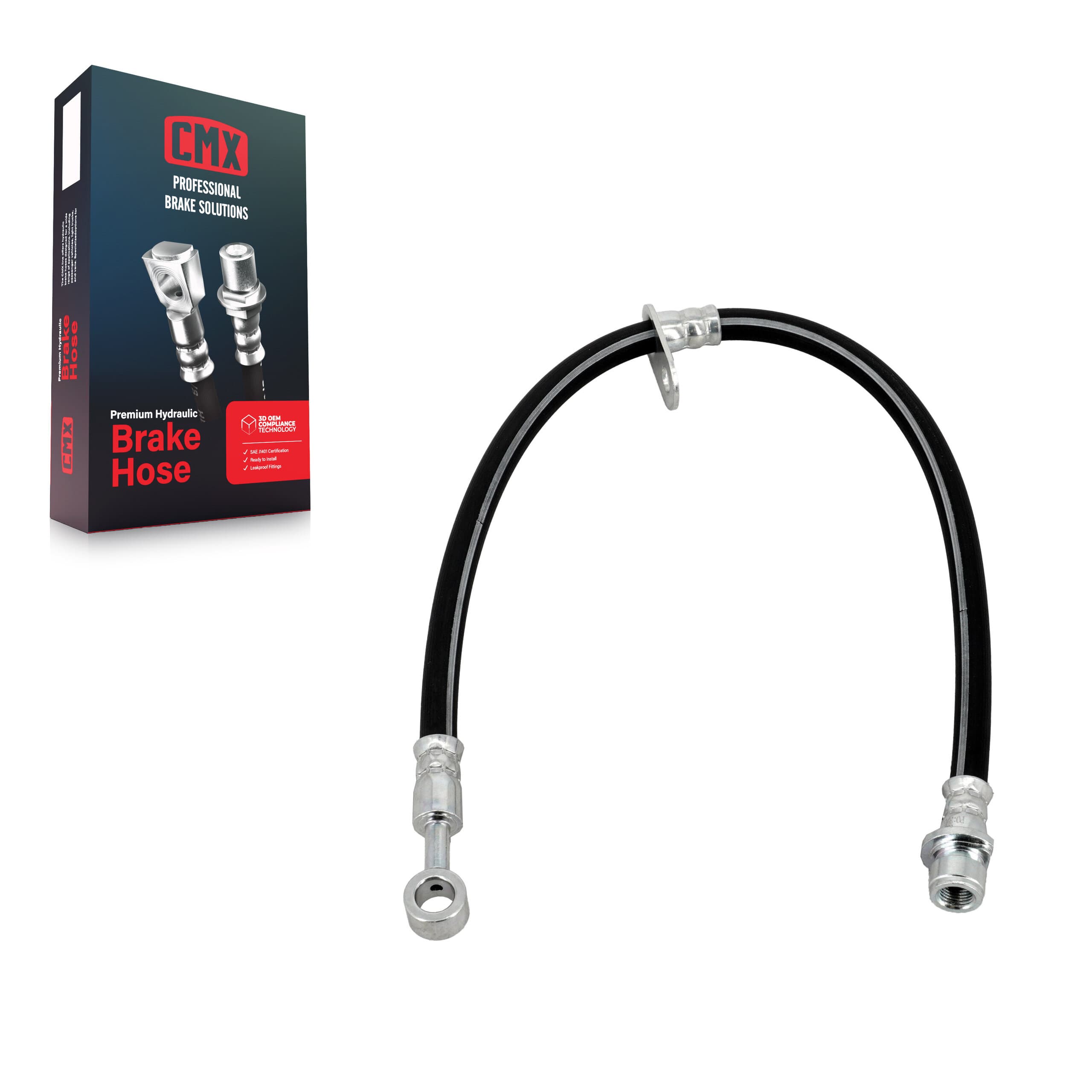 CMX - 12-H621151 - Front Right Brake Hydraulic Hose image 1