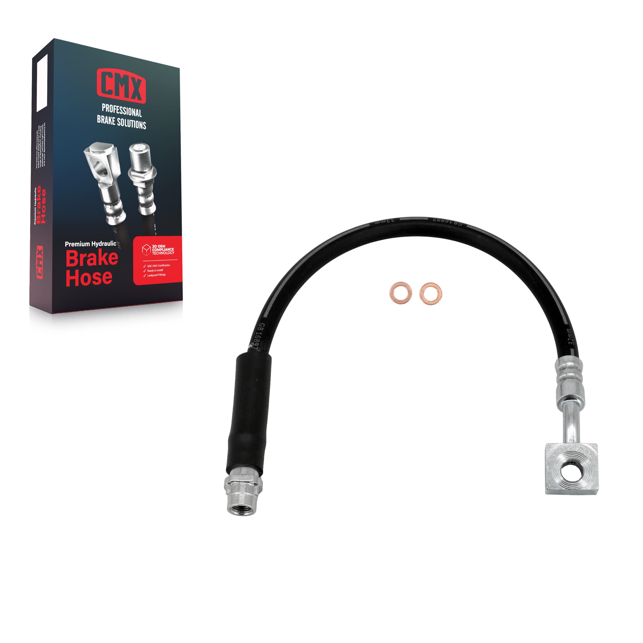 CMX - 12-H621162 - Rear Brake Hydraulic Hose image 1