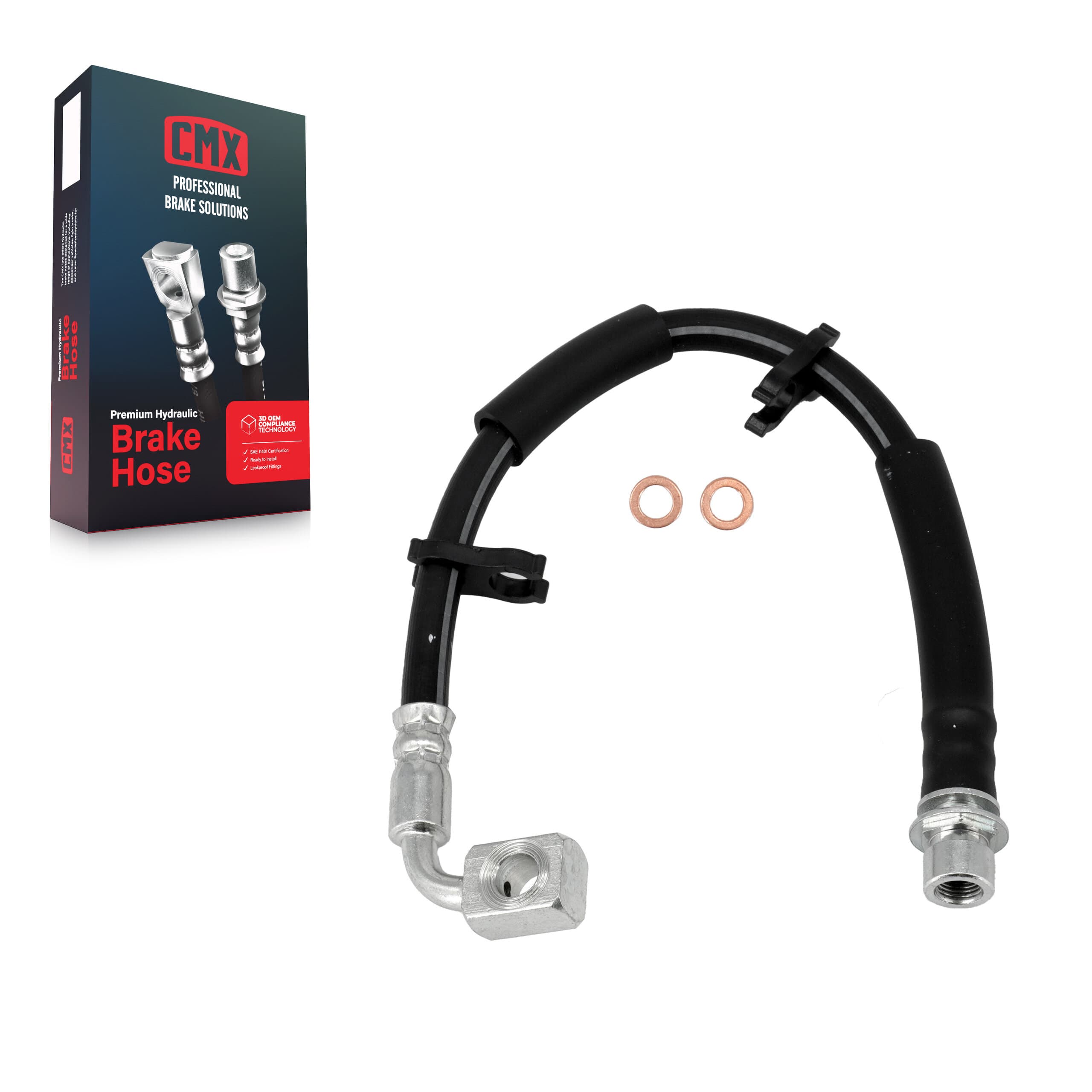 CMX - 12-H621309 - Front Left Brake Hydraulic Hose image 1