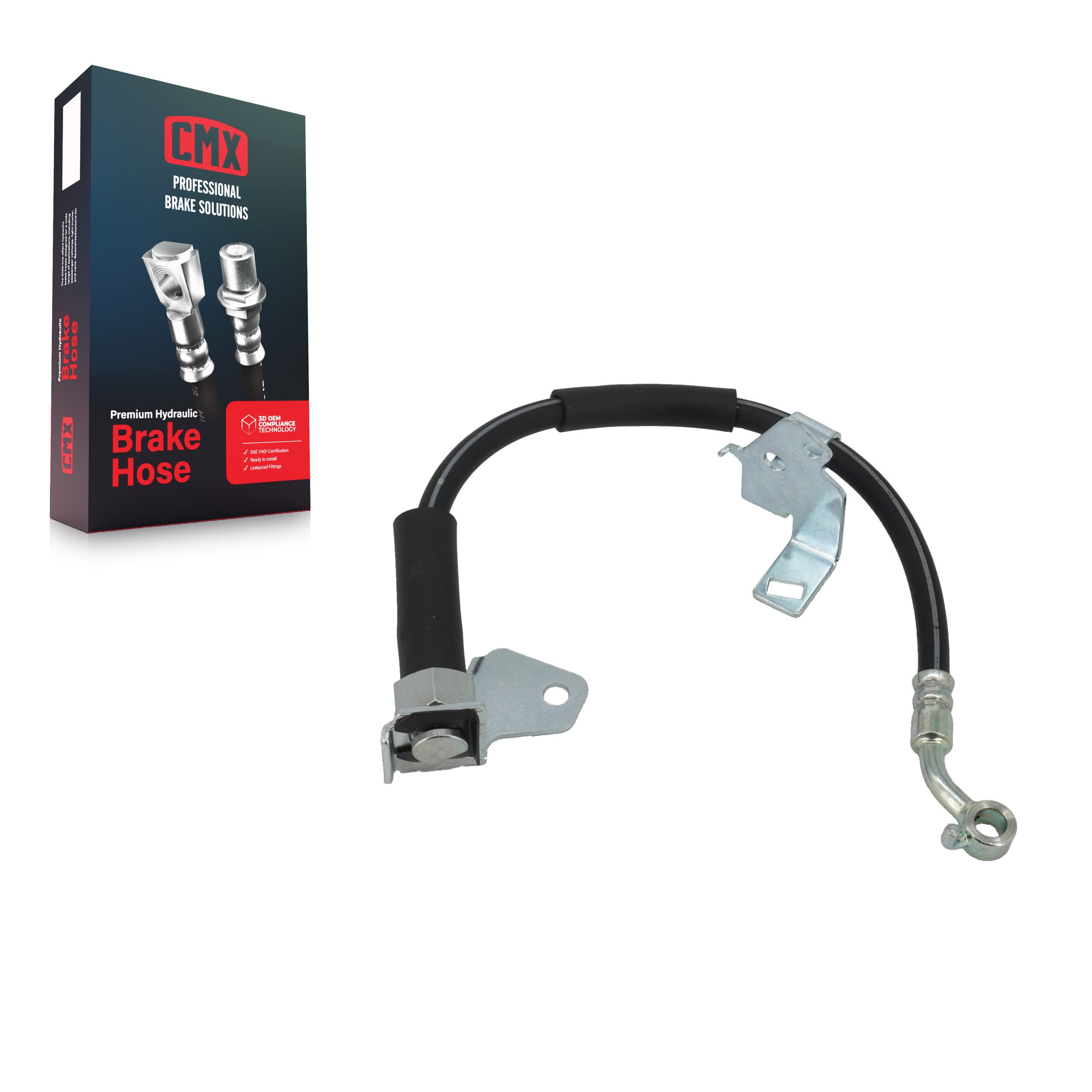 CMX - 12-H621468 - Front Right Brake Hydraulic Hose image 1