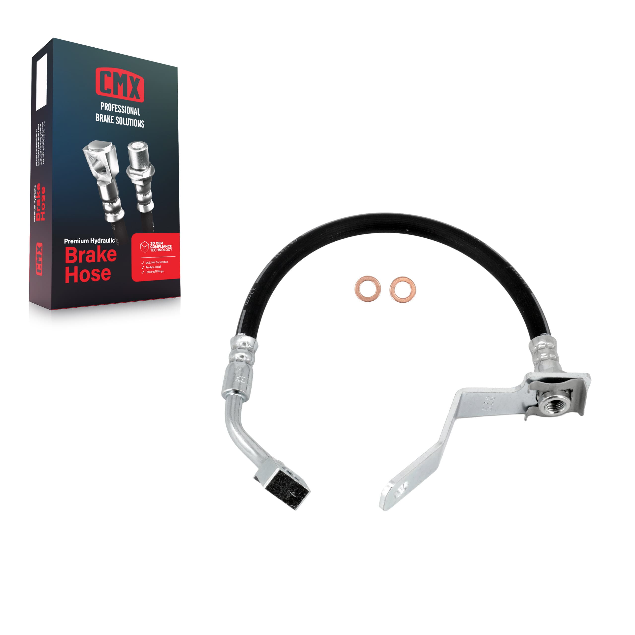 CMX - 12-H621541 - Rear Right Brake Hydraulic Hose image 1