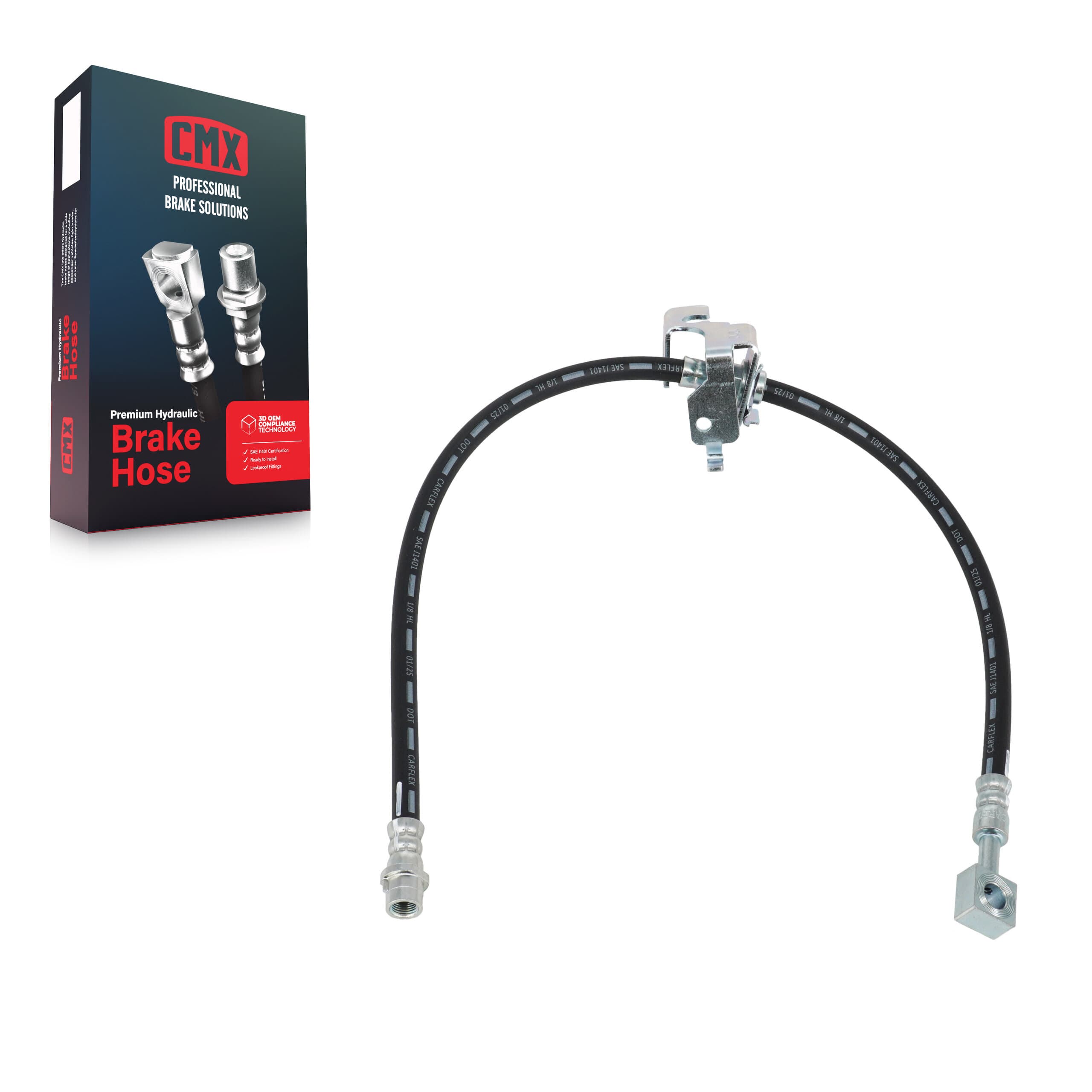 CMX - 12-H621654 - Rear Left Brake Hydraulic Hose image 1