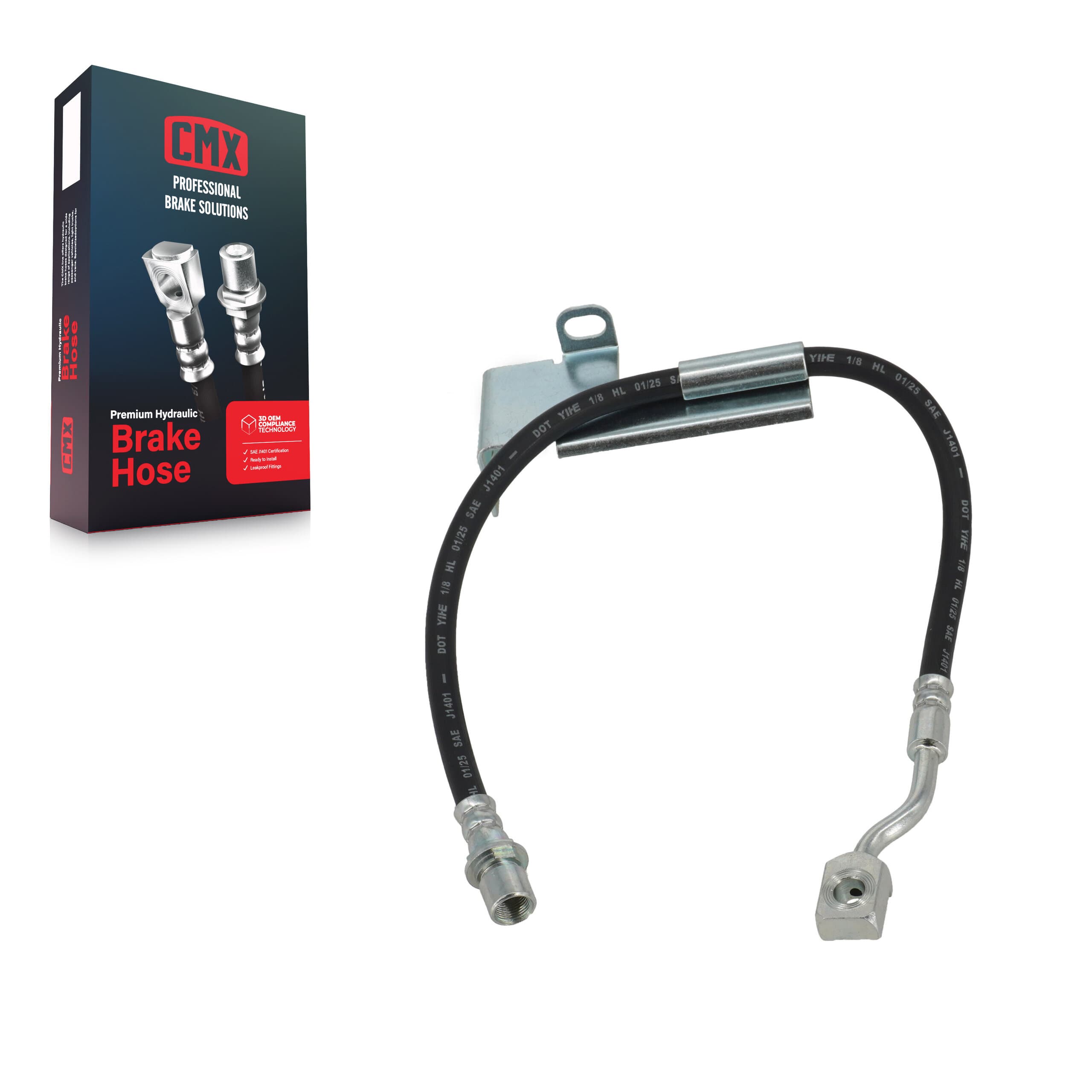 CMX - 12-H621693 - Front Right Brake Hydraulic Hose image 1