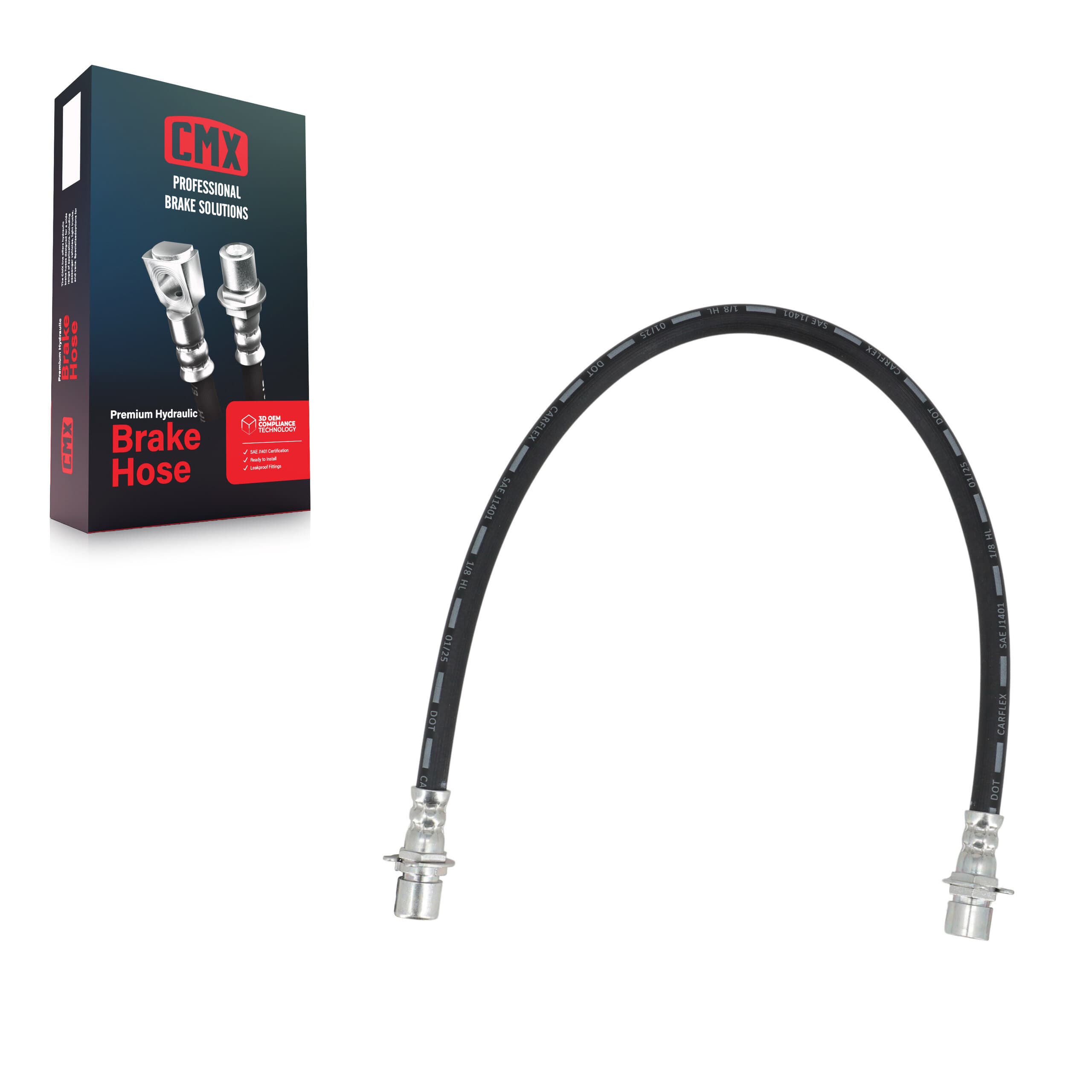 CMX - 12-H621697 - Rear Right Inner Brake Hydraulic Hose image 1