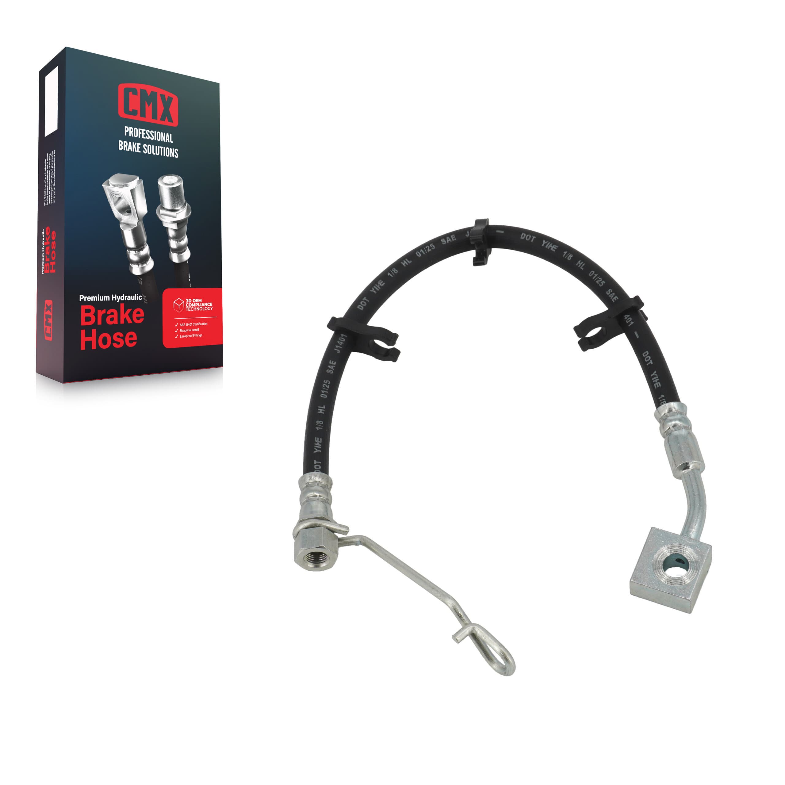 CMX - 12-H621752 - Rear Left Brake Hydraulic Hose image 1