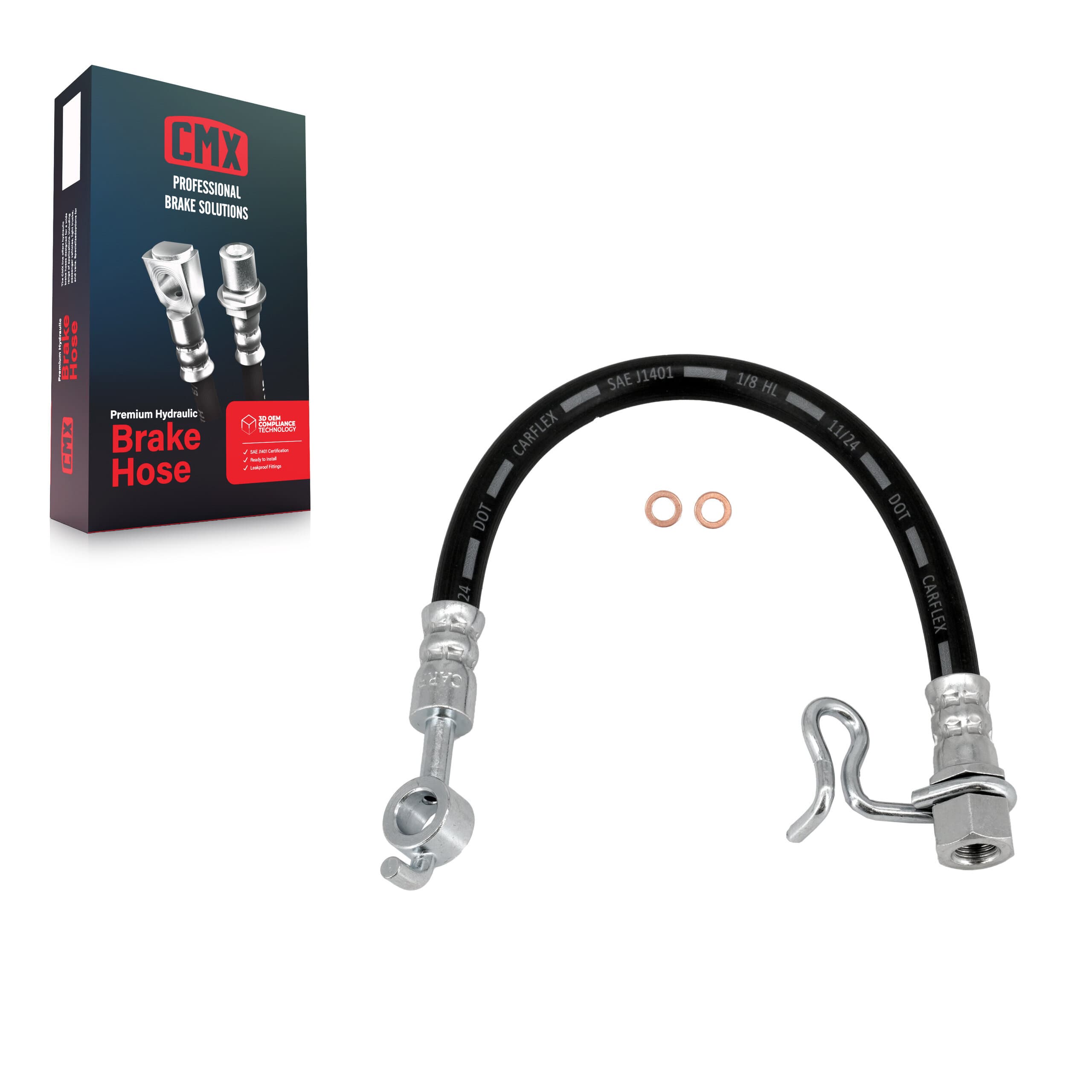 CMX - 12-H621913 - Rear Right Brake Hydraulic Hose image 1