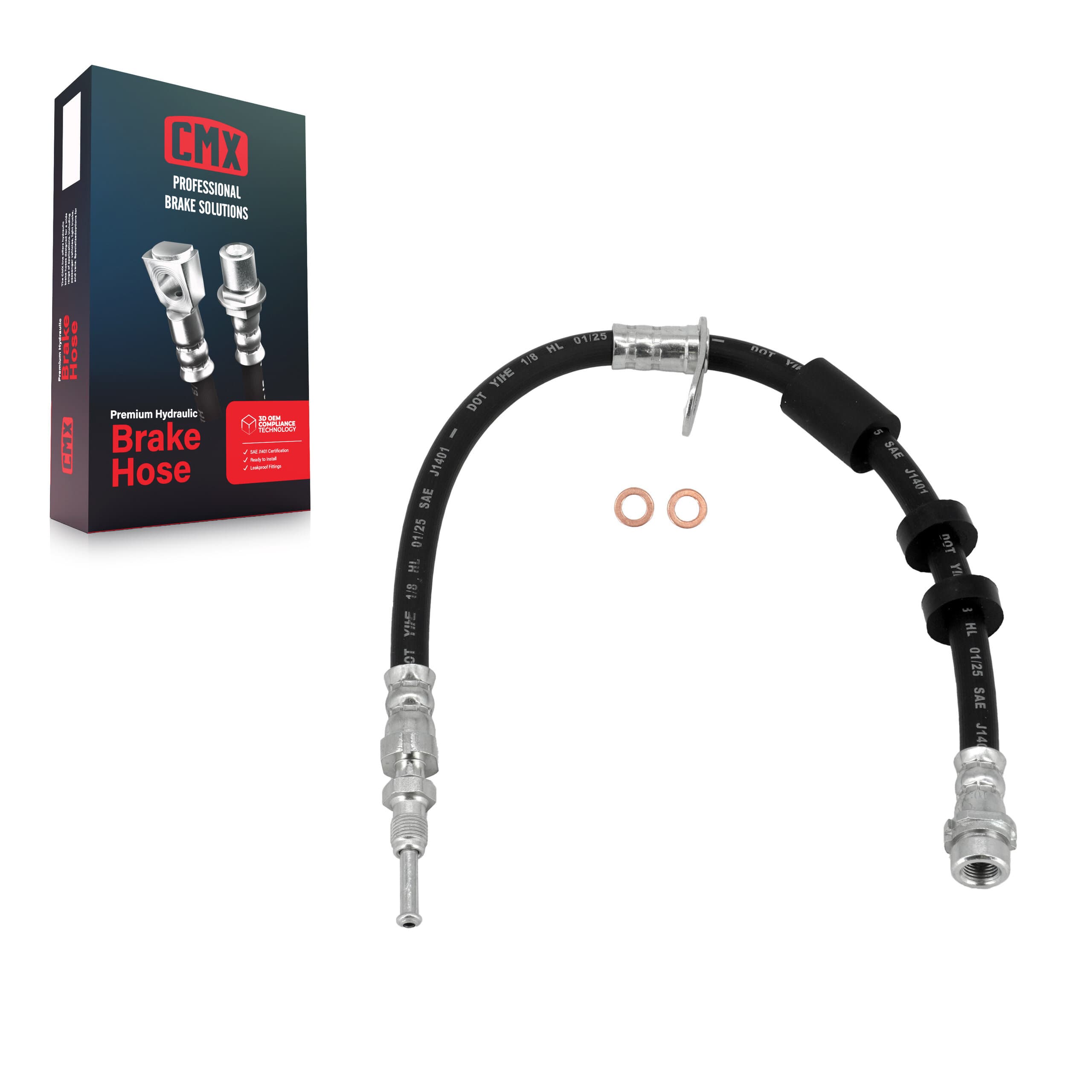 CMX - 12-H621915 - Front Brake Hydraulic Hose image 1