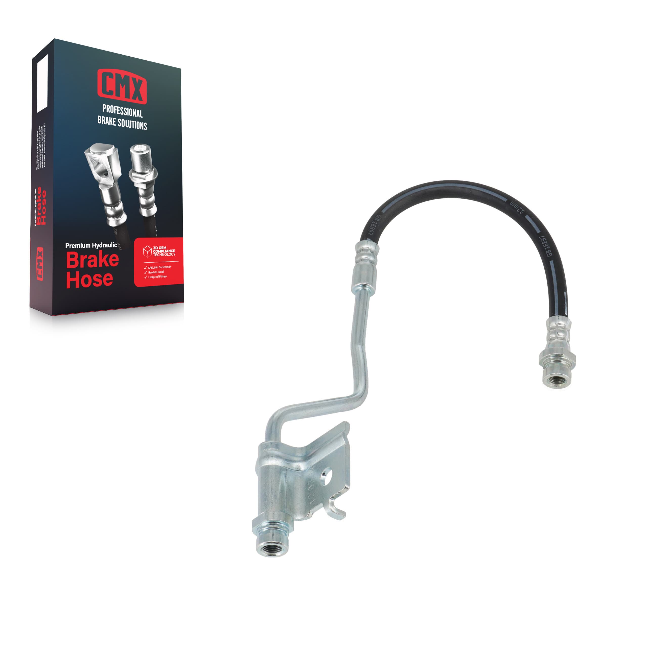 CMX - 12-H622007 - Rear Right Inner Brake Hydraulic Hose image 1