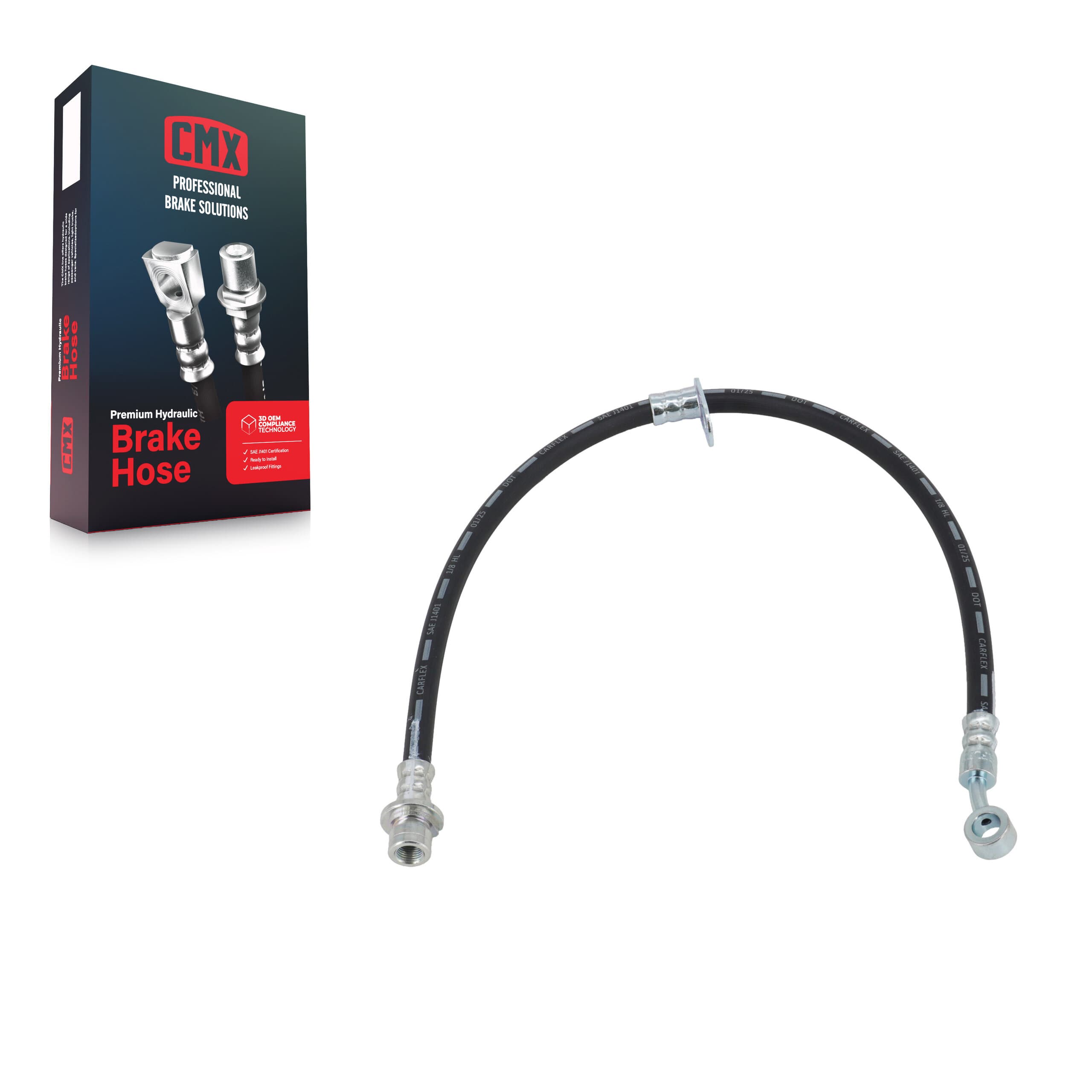 CMX - 12-H622057 - Front Left Brake Hydraulic Hose image 1
