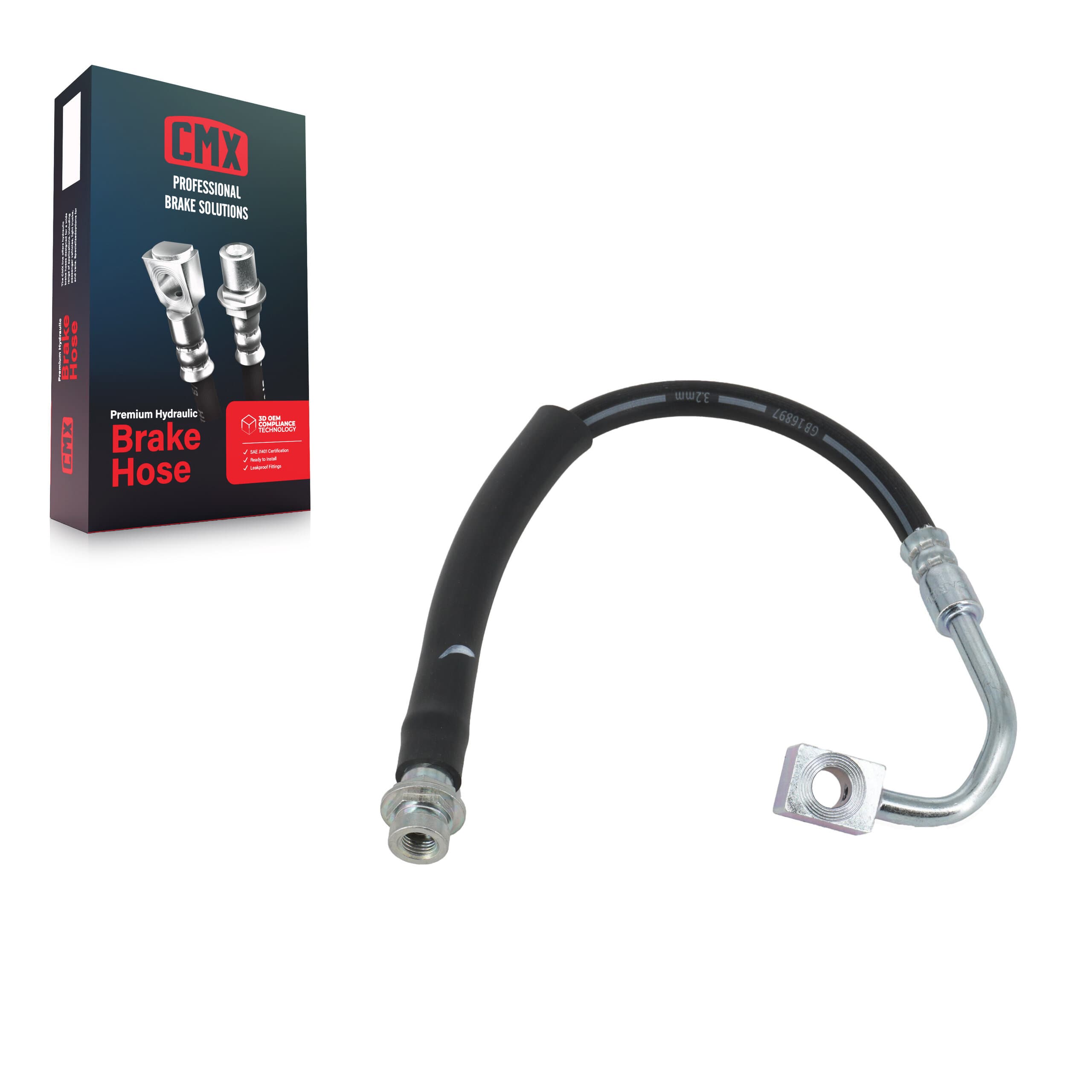 CMX - 12-H622361 - Front Left Brake Hydraulic Hose image 1