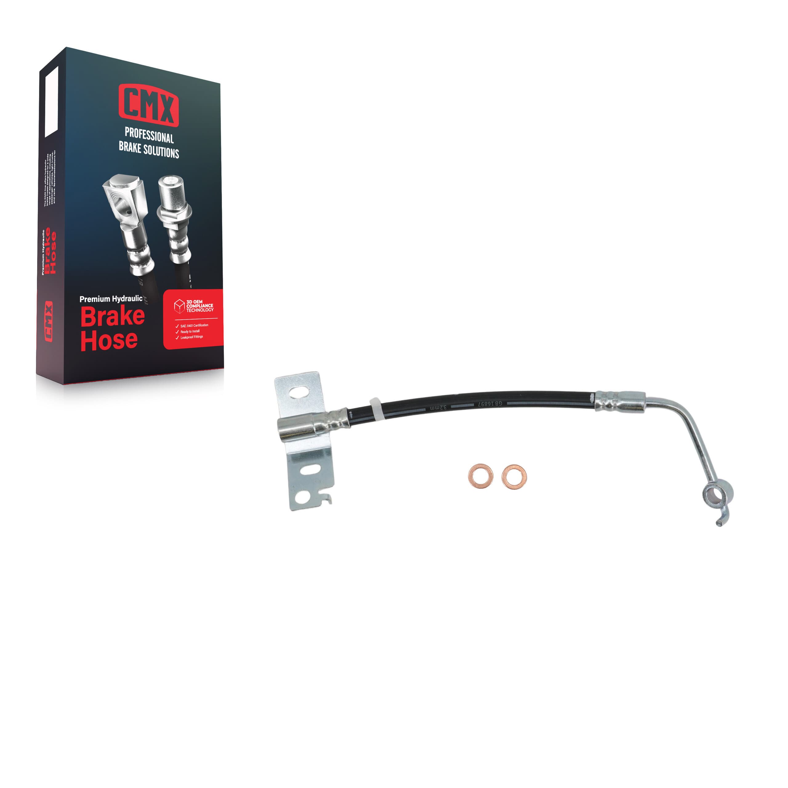 CMX - 12-H622475 - Rear Left Brake Hydraulic Hose image 1