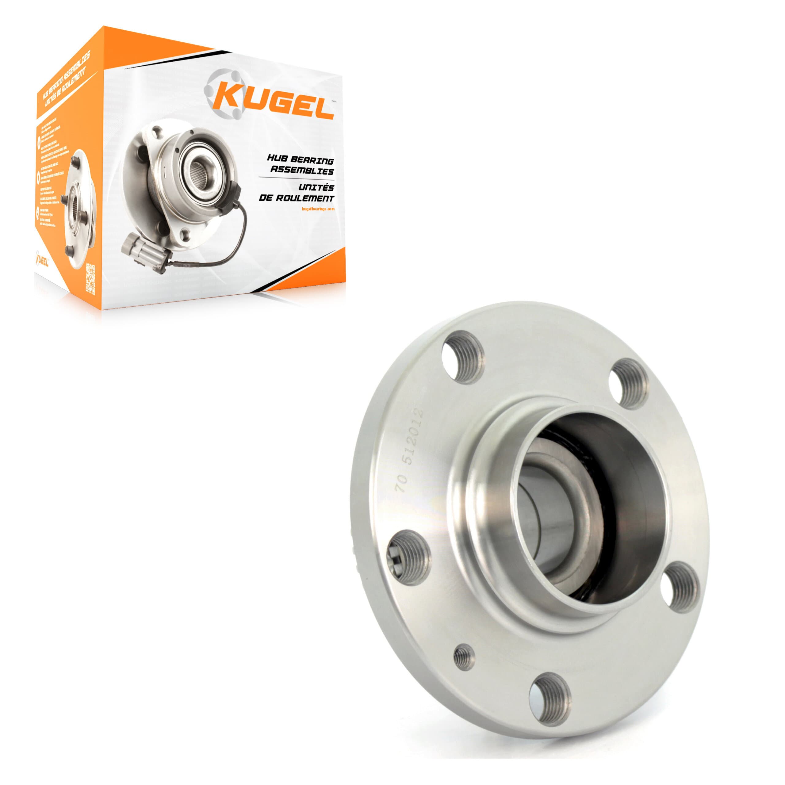 Kugel - 70-512012 - Rear Wheel Bearing and Hub Assembly image 1