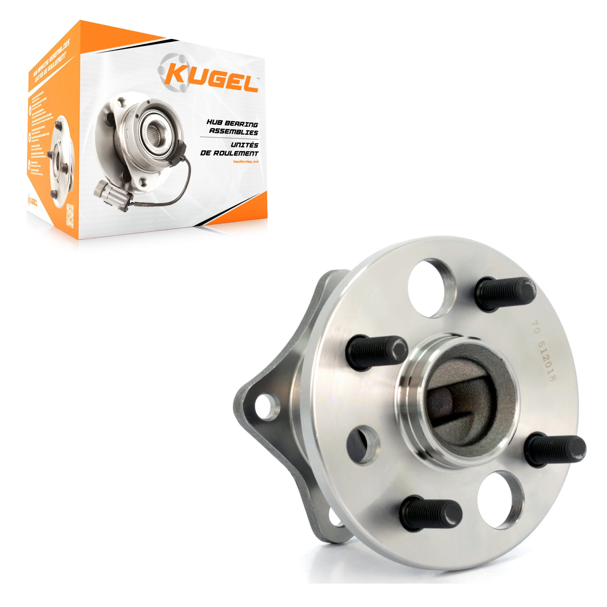 Kugel - 70-512018 - Rear Wheel Bearing and Hub Assembly image 1