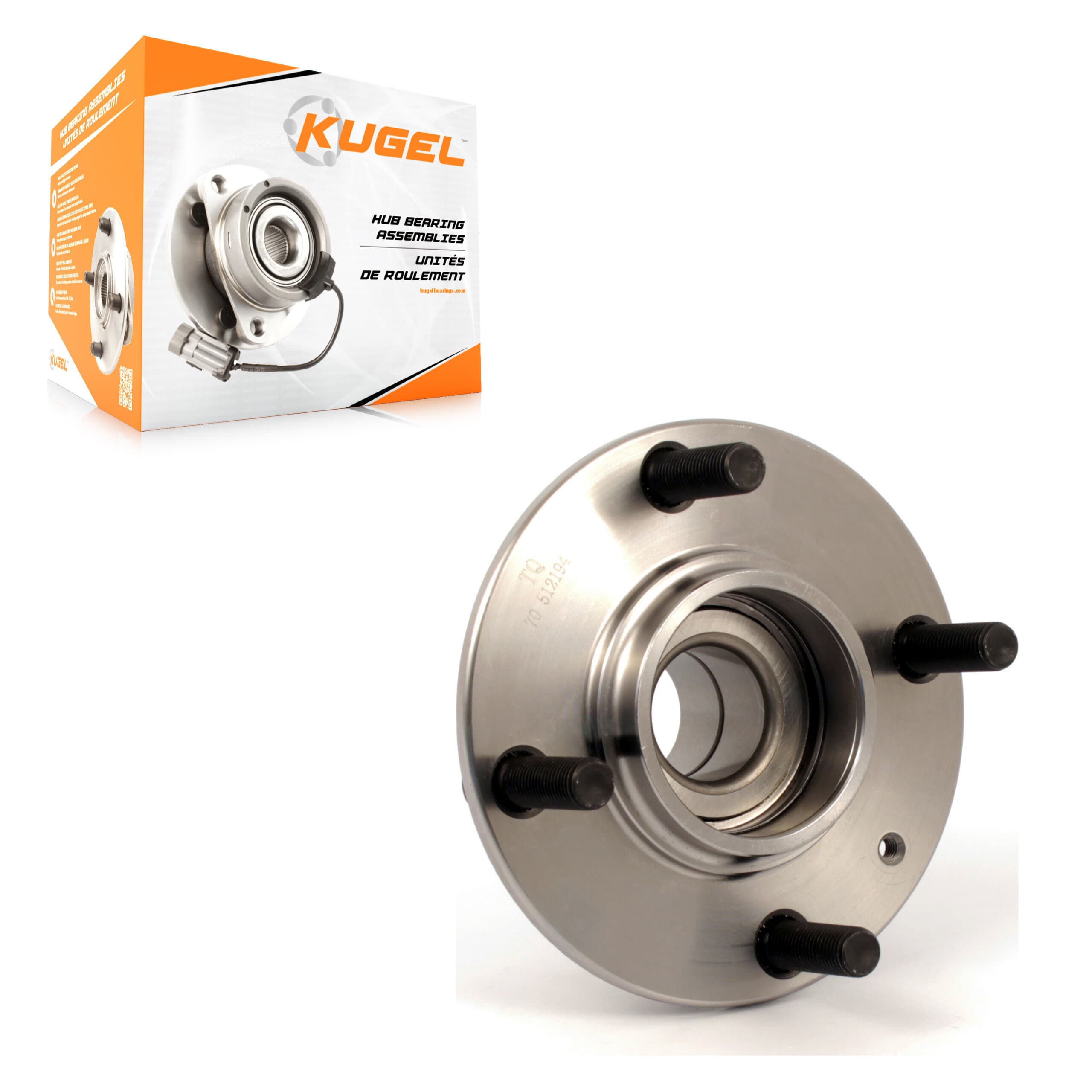 Kugel - 70-512194 - Rear Wheel Bearing and Hub Assembly image 1
