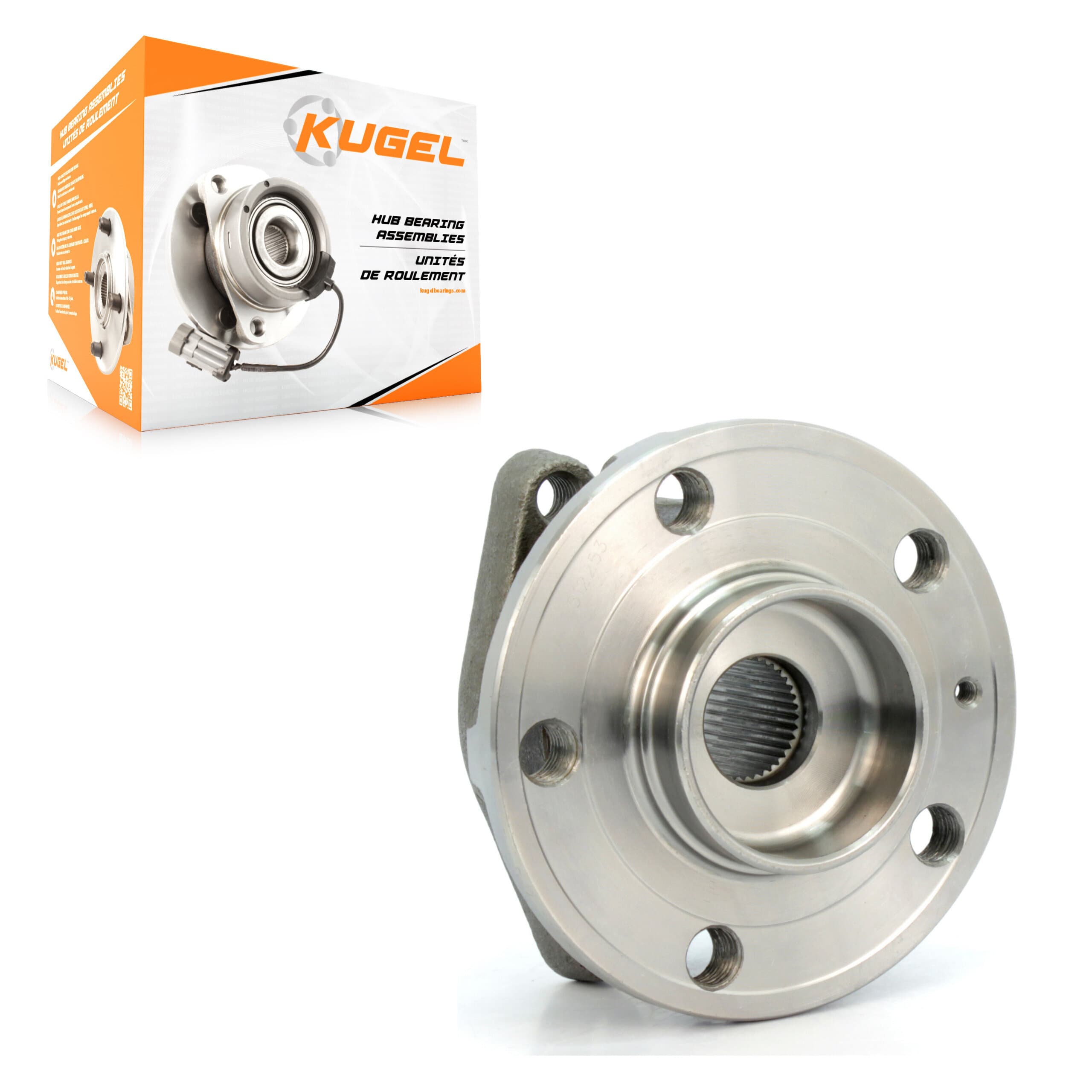 Kugel - 70-512253 - Rear Wheel Bearing and Hub Assembly image 1
