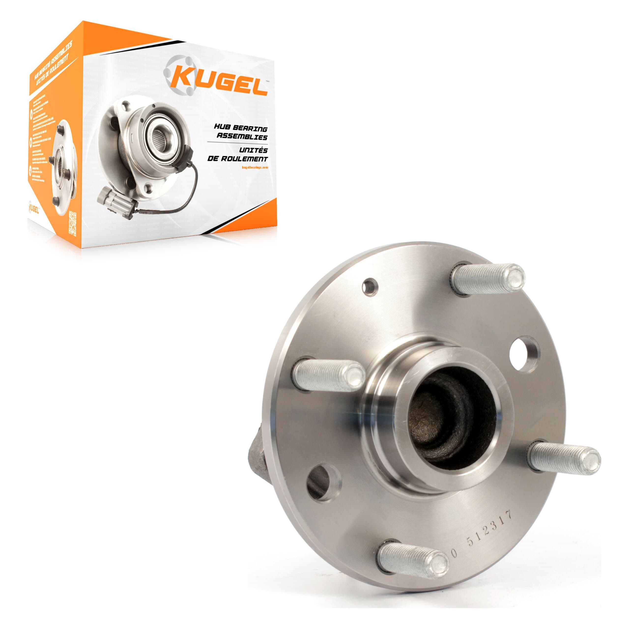 Kugel - 70-512317 - Rear Wheel Bearing and Hub Assembly image 1