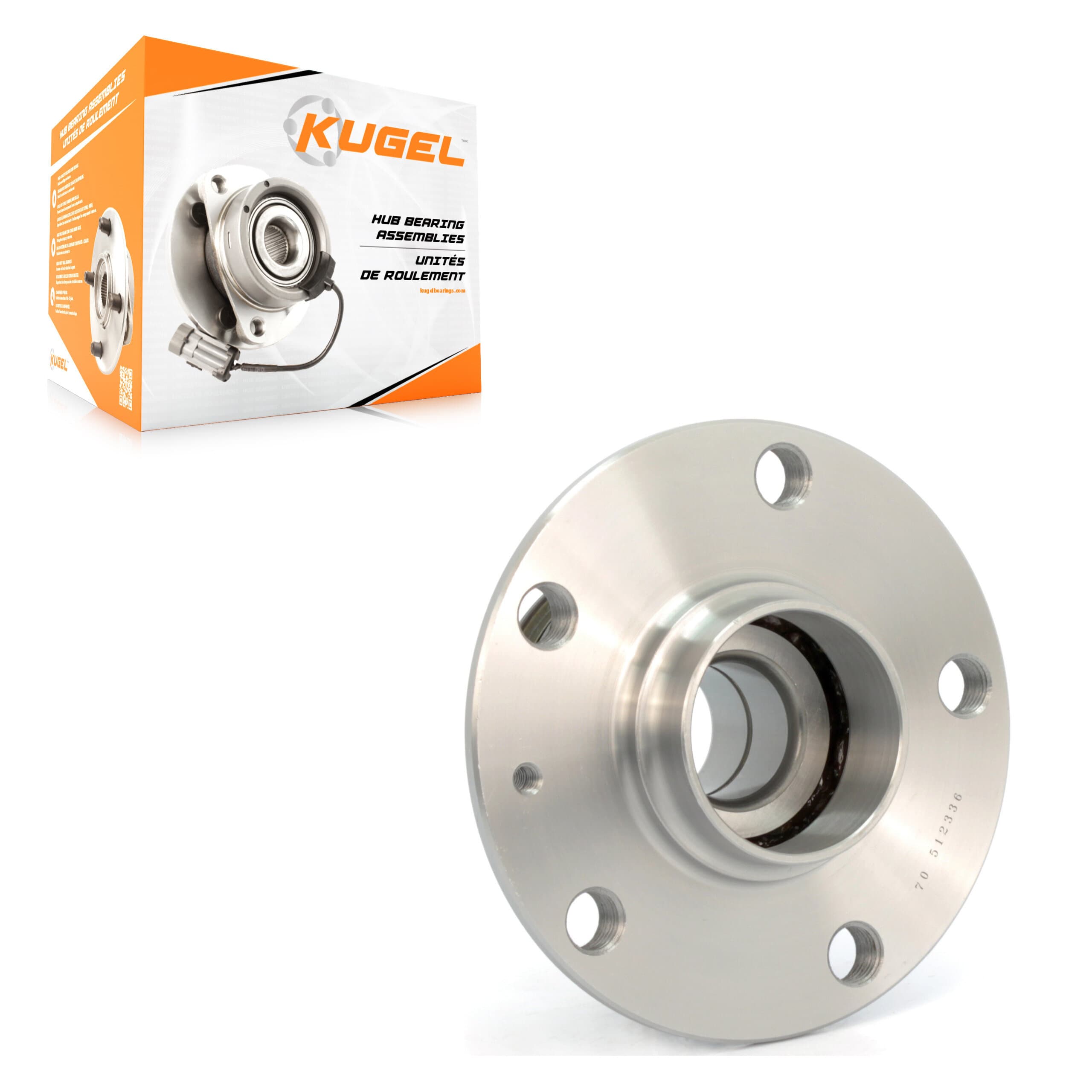 Kugel - 70-512336 - Rear Wheel Bearing and Hub Assembly image 1