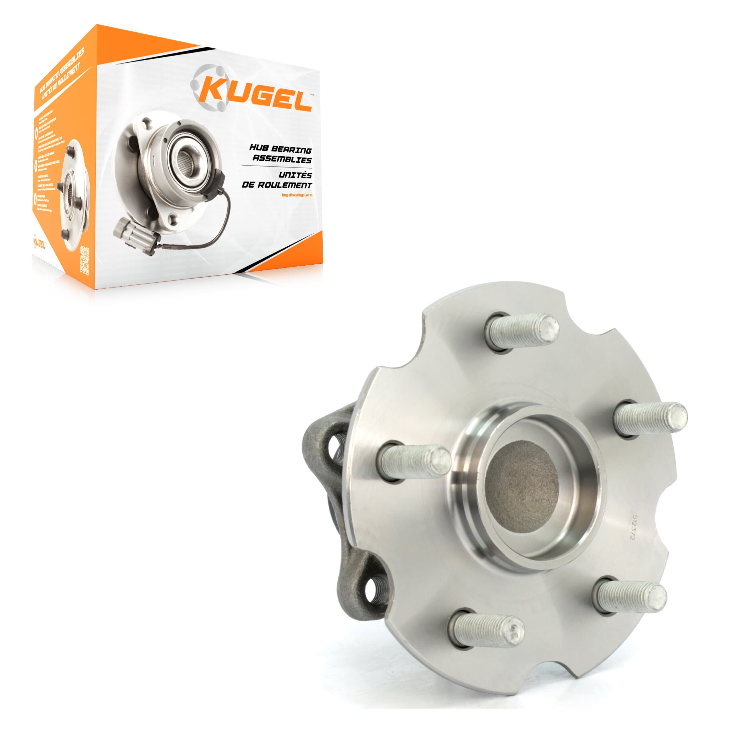Kugel - 70-512372 - Rear Wheel Bearing and Hub Assembly image 1