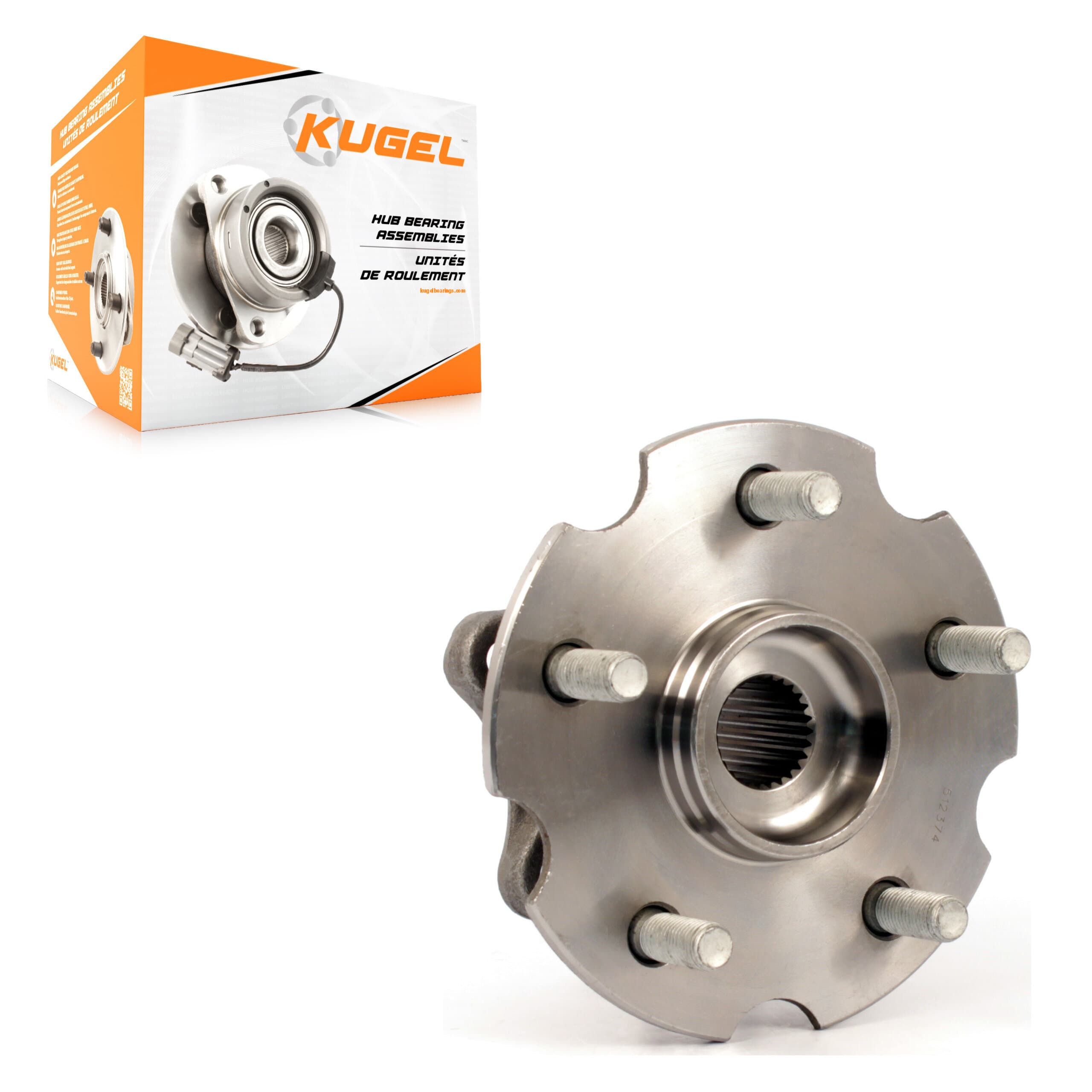 Kugel - 70-512374 - Rear Wheel Bearing and Hub Assembly image 1