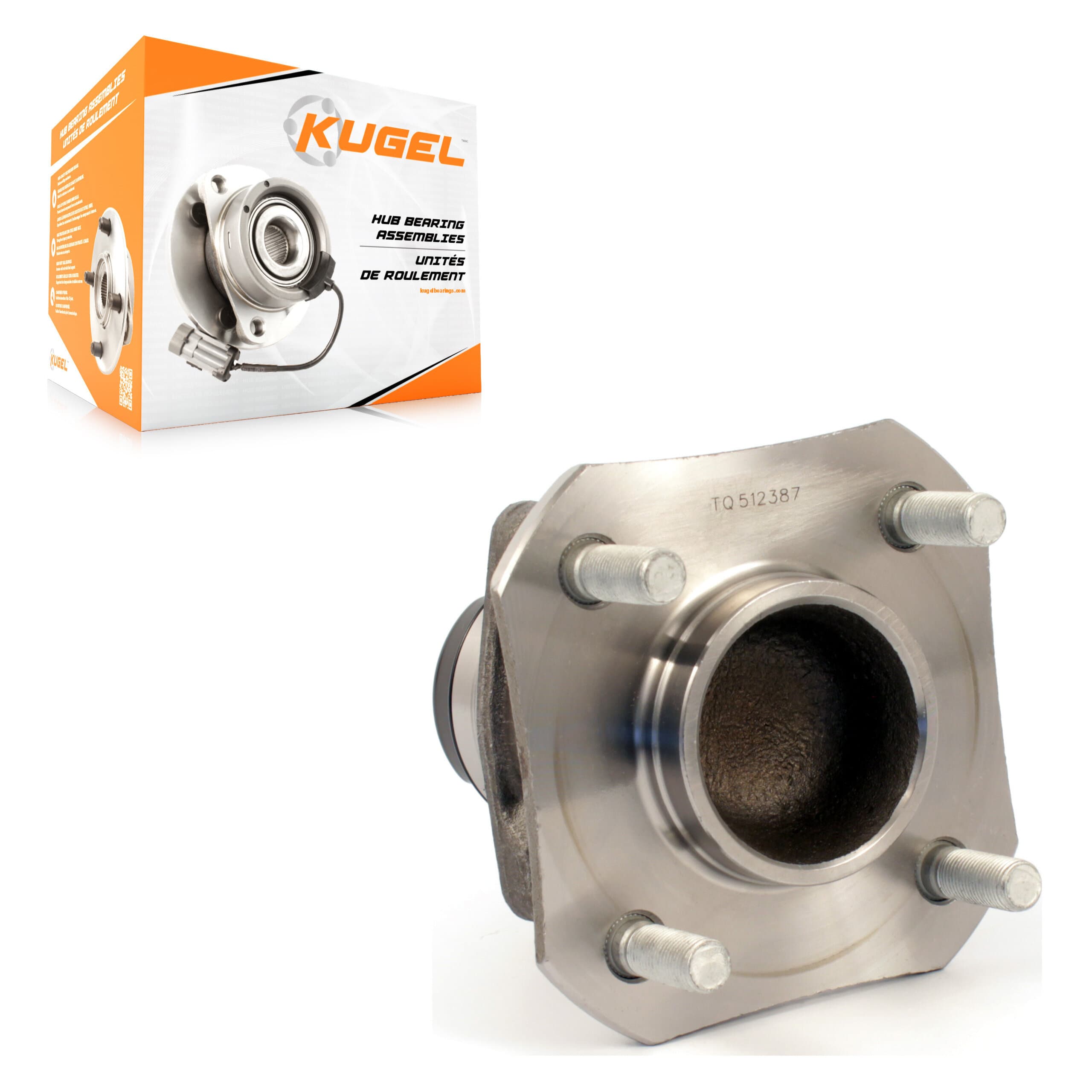 Kugel - 70-512387 - Rear Wheel Bearing and Hub Assembly image 1