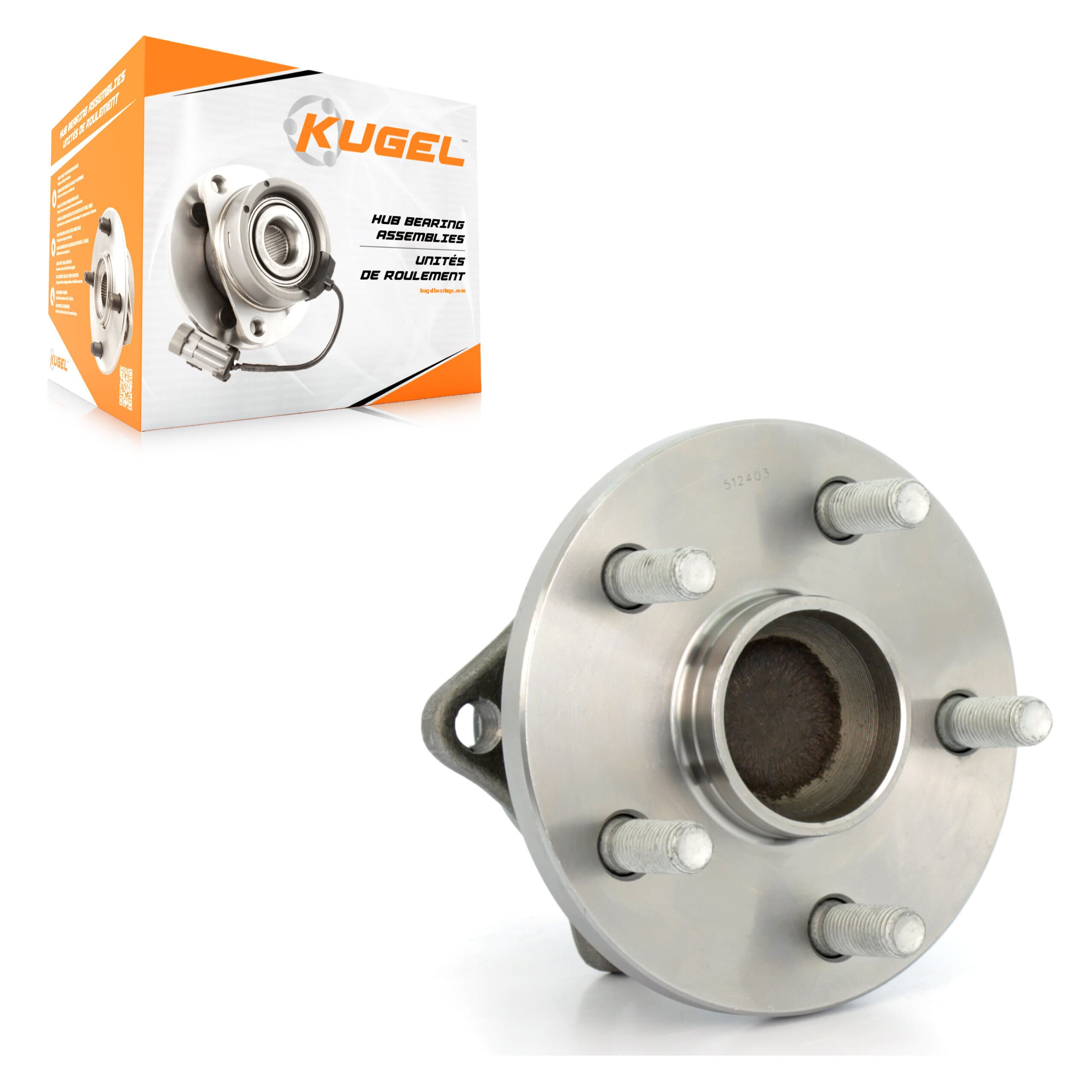 Kugel - 70-512403 - Rear Wheel Bearing and Hub Assembly image 1