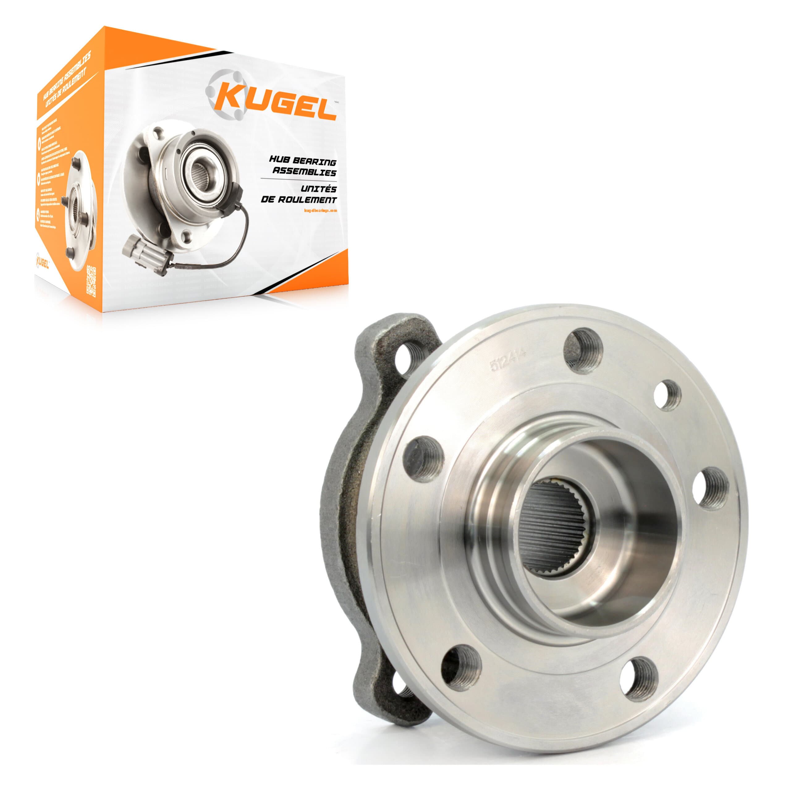 Kugel - 70-512414 - Rear Wheel Bearing and Hub Assembly image 1