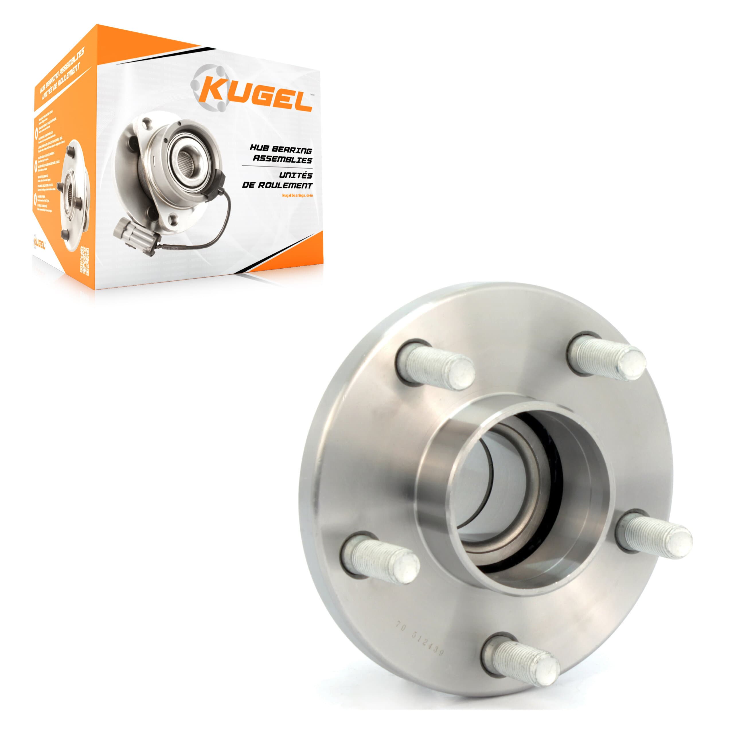 Kugel - 70-512439 - Rear Wheel Bearing and Hub Assembly image 1