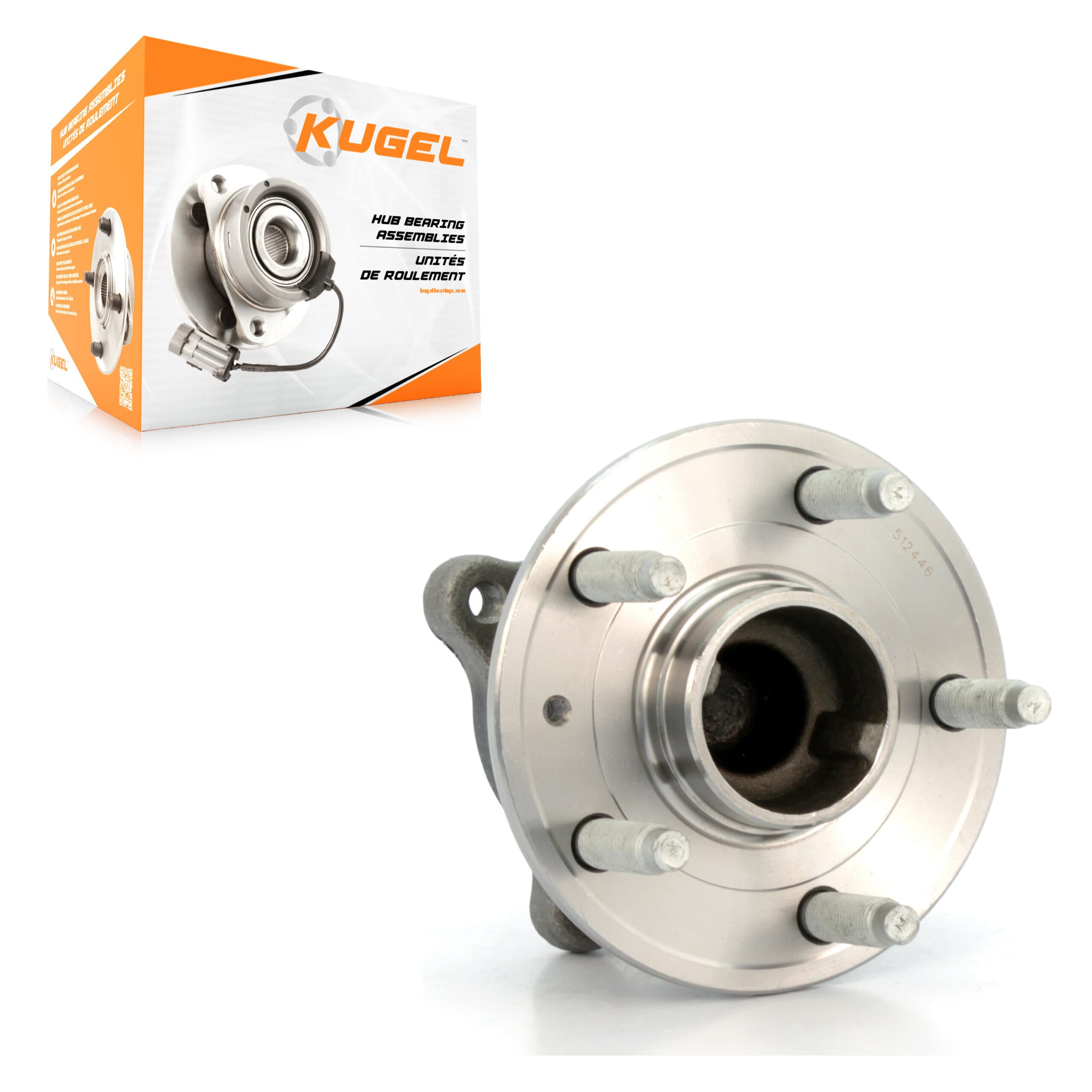 Kugel - 70-512446 - Rear Wheel Bearing and Hub Assembly image 1