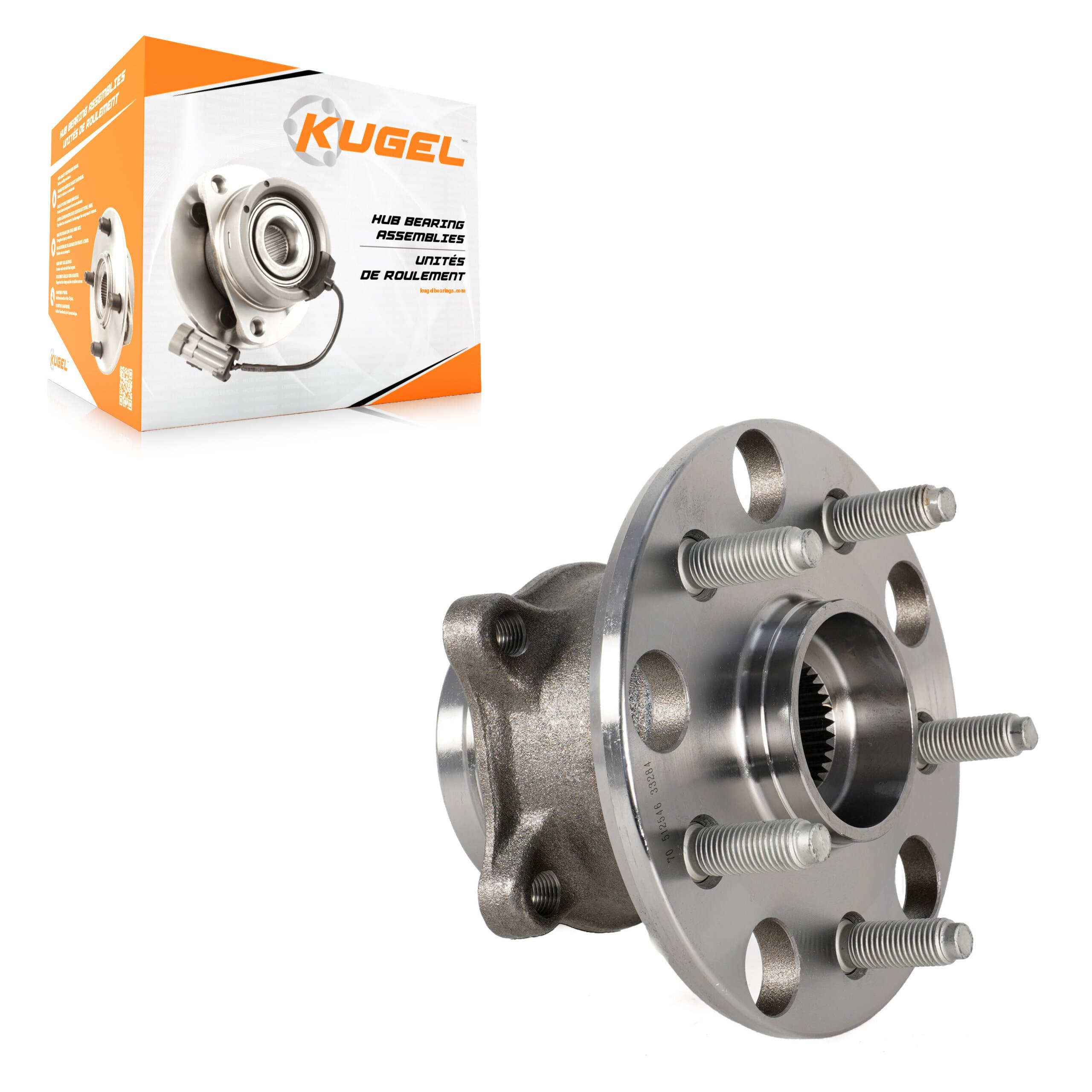 Kugel - 70-512546 - Rear Wheel Bearing and Hub Assembly image 1
