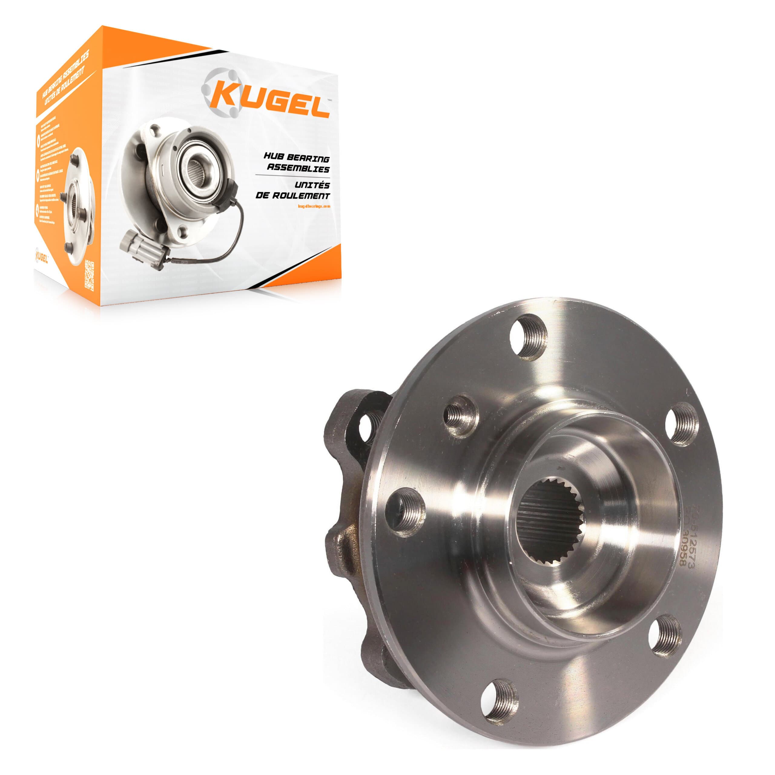 Kugel - 70-512573 - Rear Wheel Bearing and Hub Assembly image 1