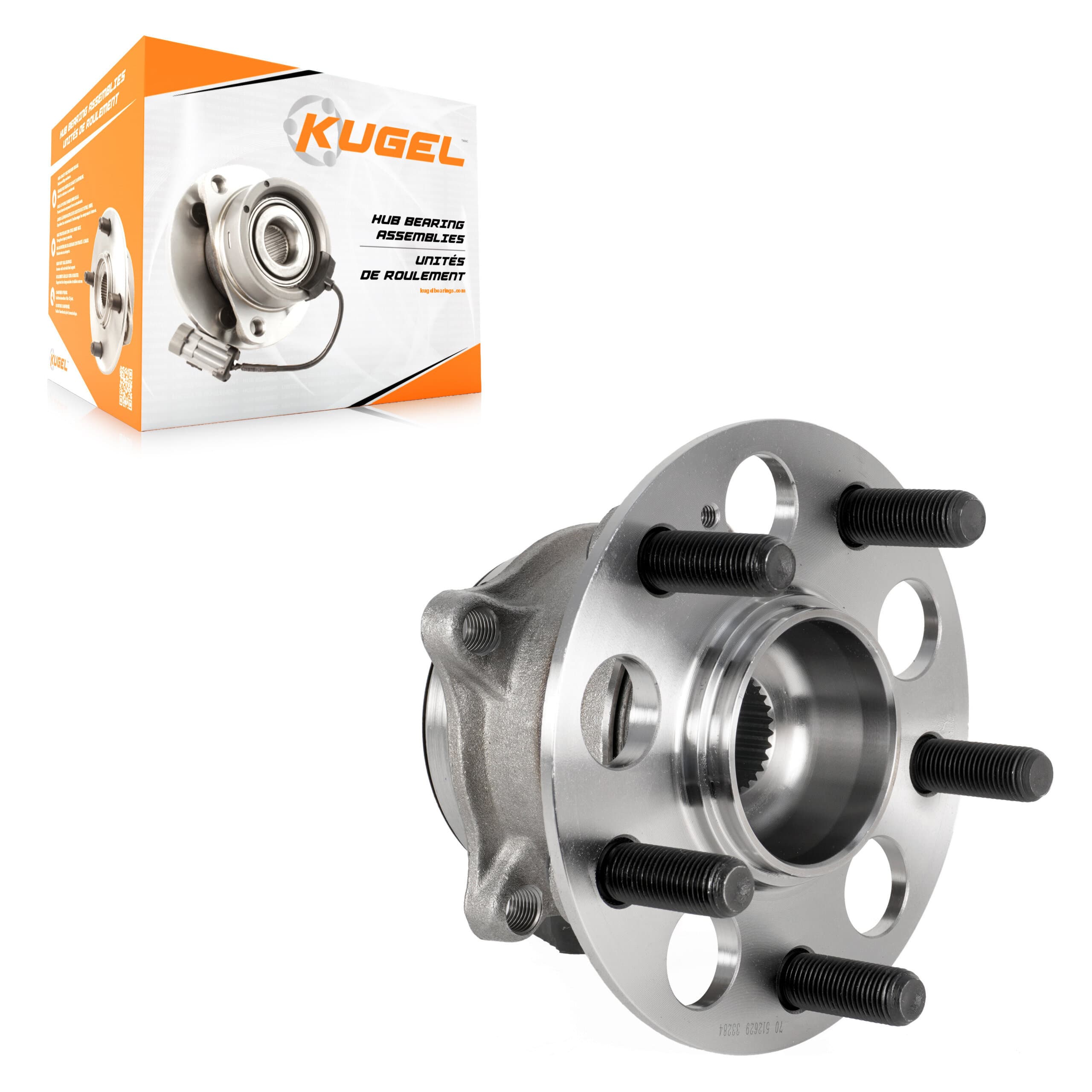 Kugel - 70-512629 - Rear Wheel Bearing and Hub Assembly image 1
