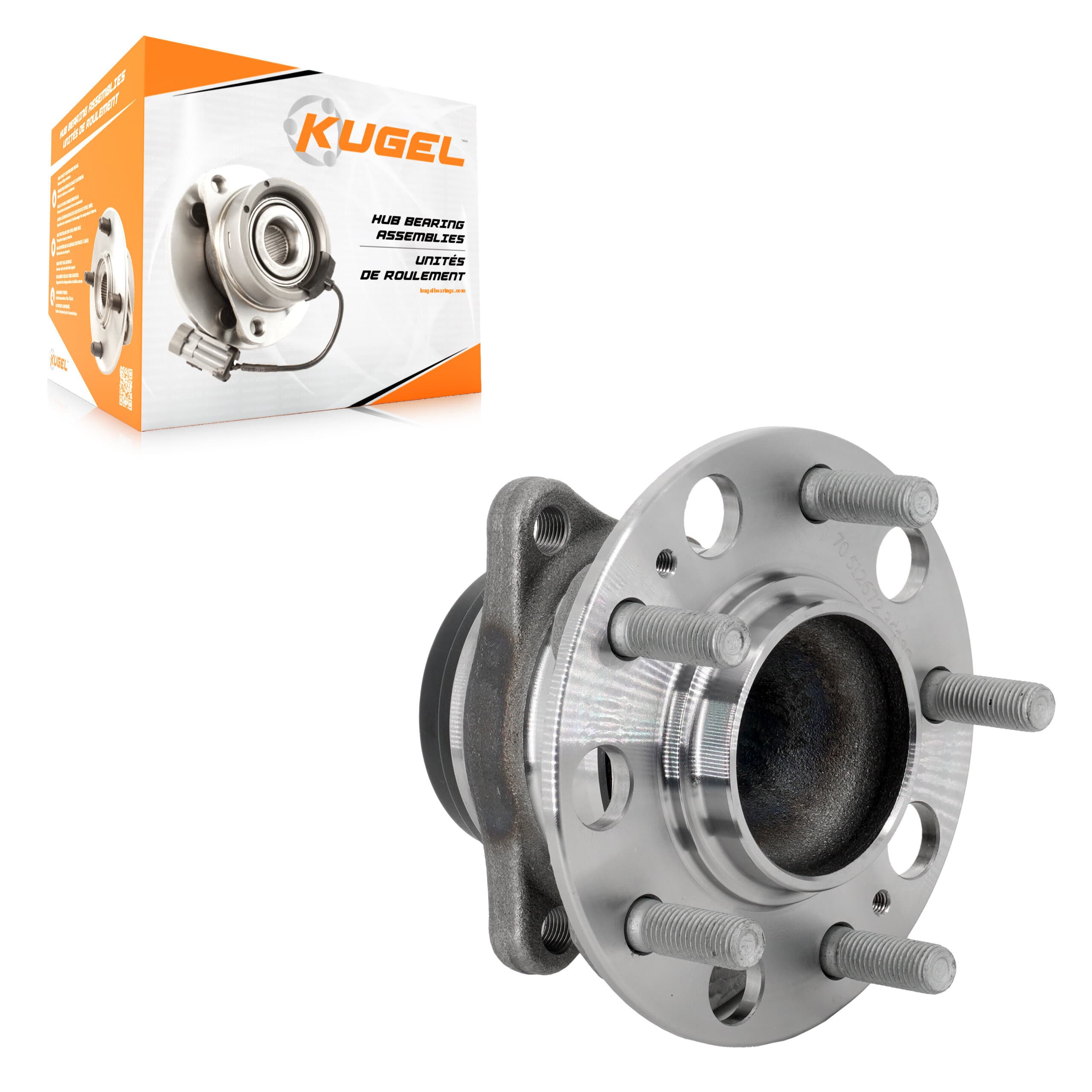 Kugel - 70-512672 - Rear Wheel Bearing and Hub Assembly image 1