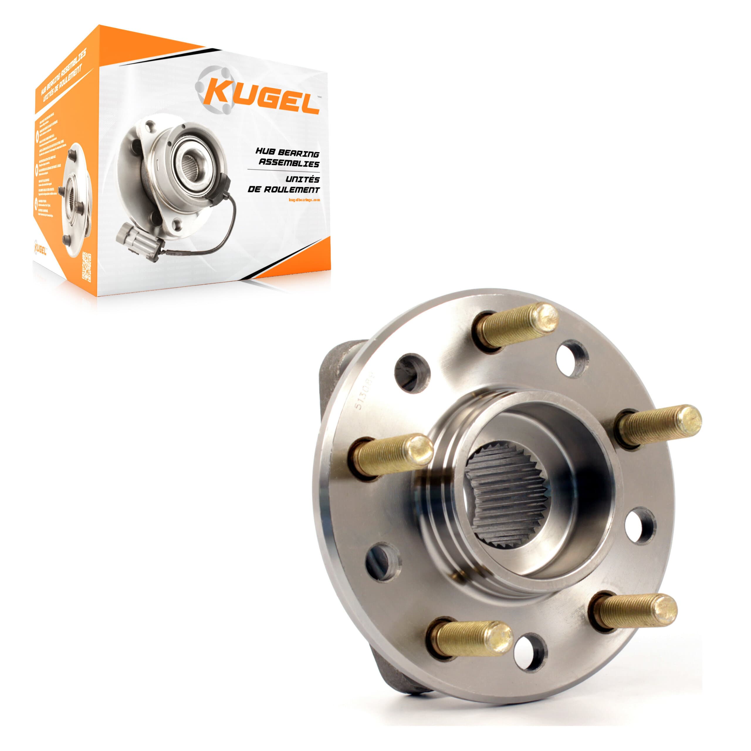 Kugel - 70-513089 - Front Wheel Bearing and Hub Assembly image 1