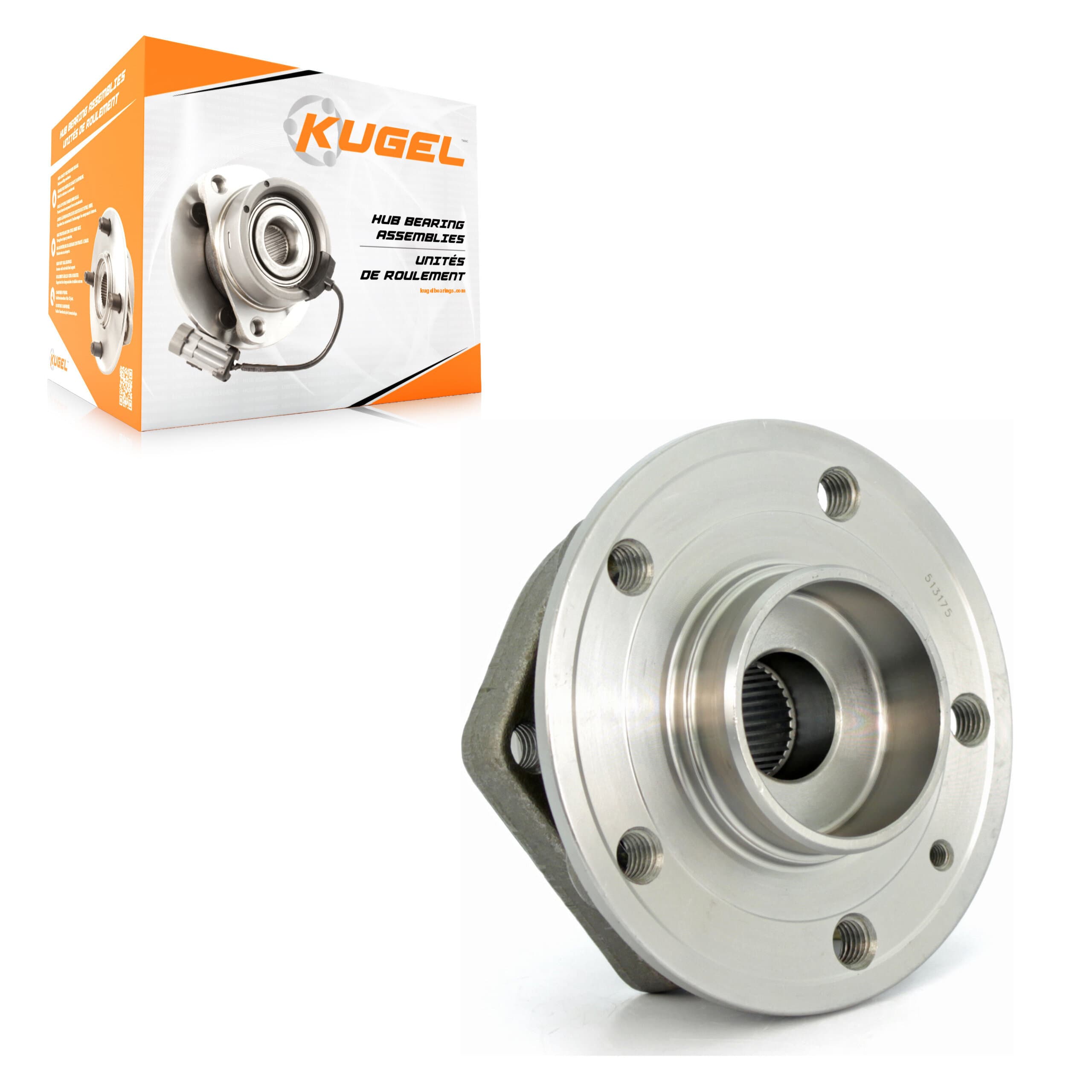 Kugel - 70-513175 - Front Wheel Bearing and Hub Assembly image 1