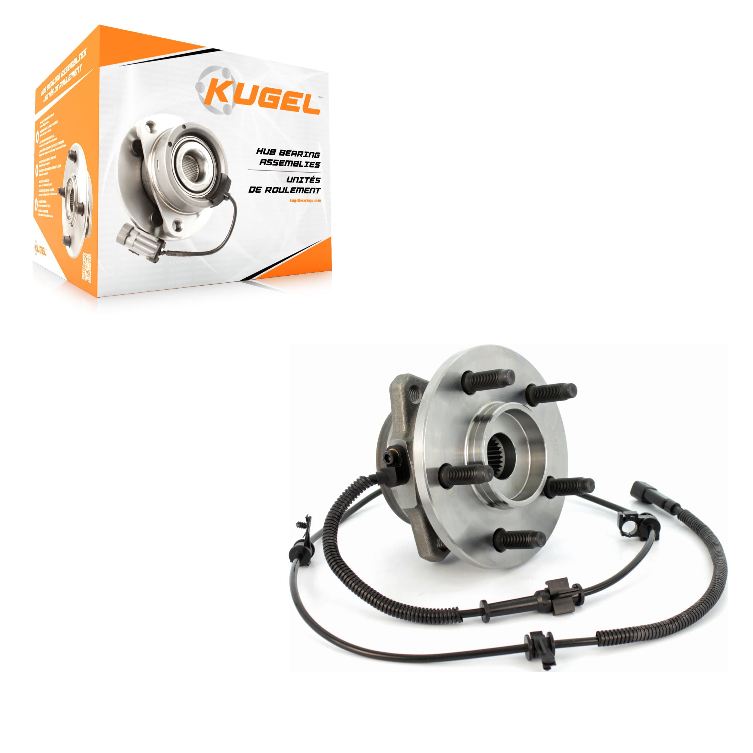 Kugel - 70-513176 - Front Left Wheel Bearing and Hub Assembly image 1