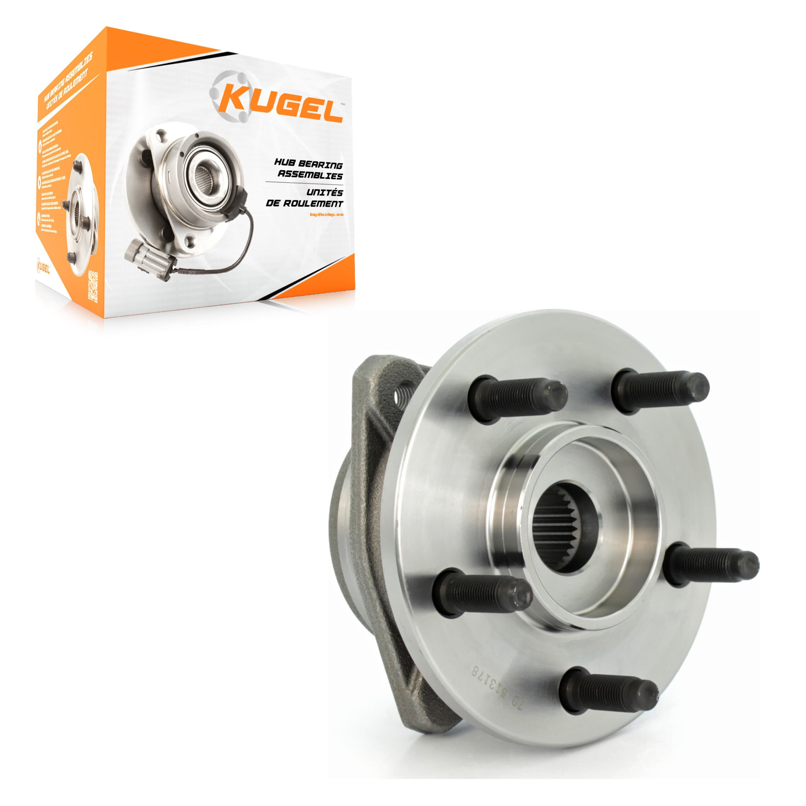 Kugel - 70-513178 - Front Wheel Bearing and Hub Assembly image 1