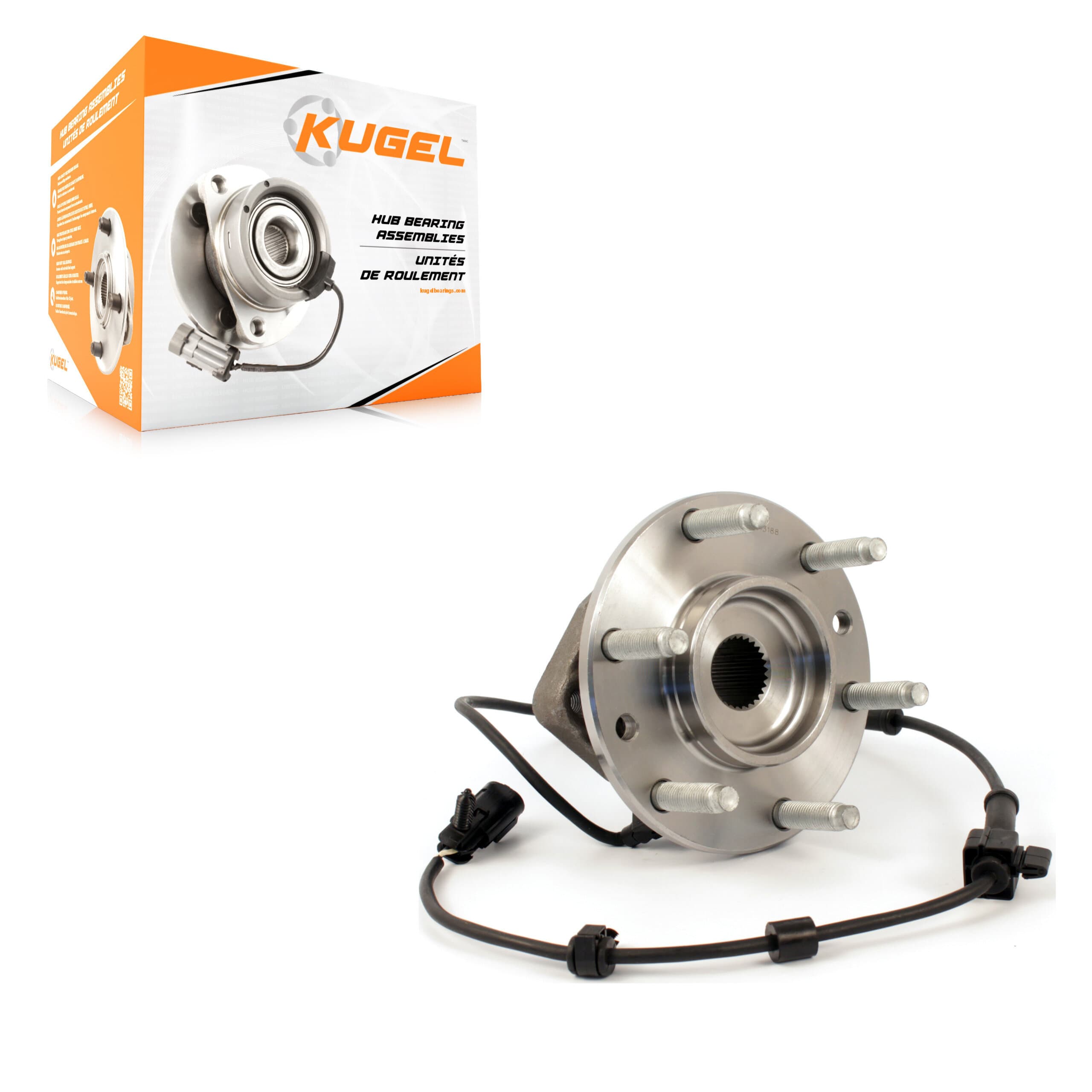 Kugel - 70-513188 - Front Wheel Bearing and Hub Assembly image 1