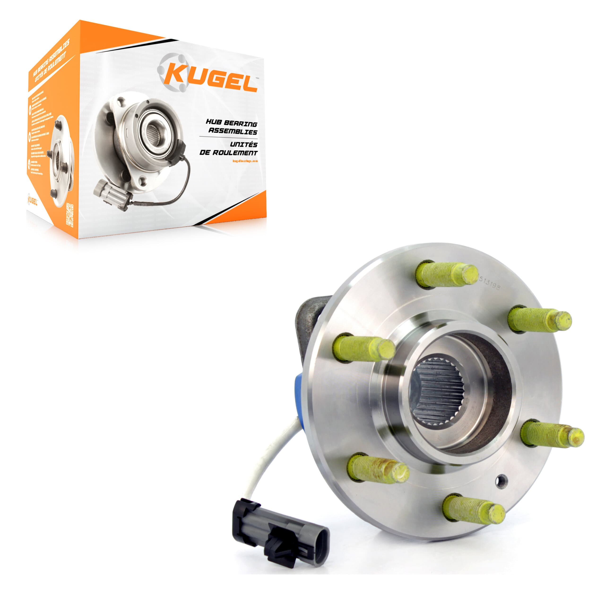 Kugel - 70-513198 - Front Wheel Bearing and Hub Assembly image 1