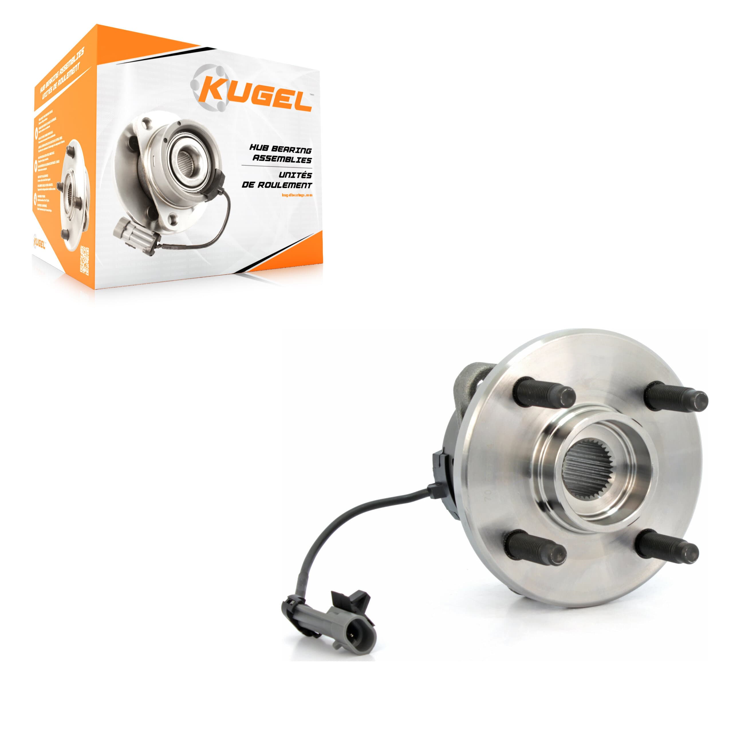 Kugel - 70-513204 - Front Wheel Bearing and Hub Assembly image 1
