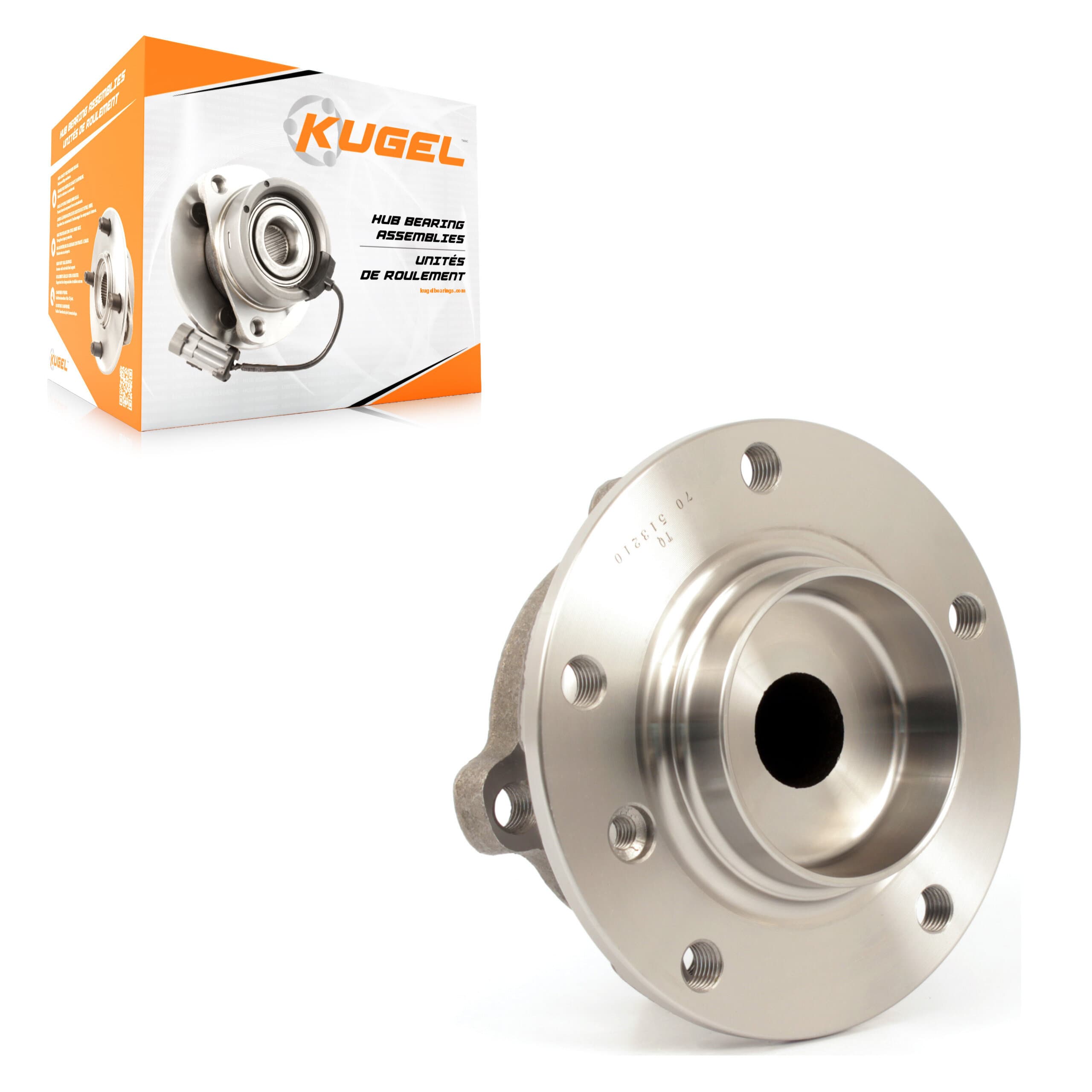 Kugel - 70-513210 - Front Wheel Bearing and Hub Assembly image 1