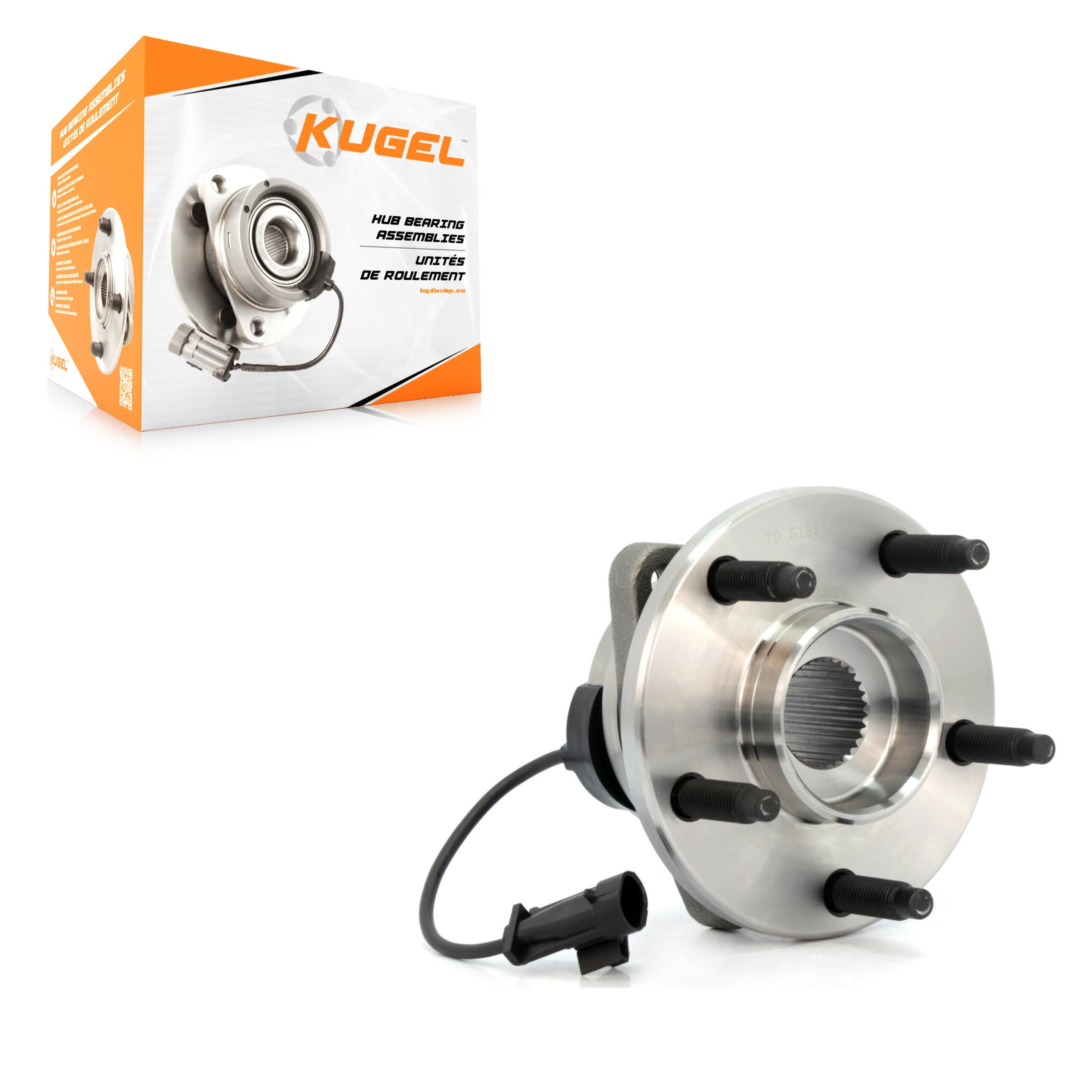 Kugel - 70-513214 - Front Wheel Bearing and Hub Assembly image 1