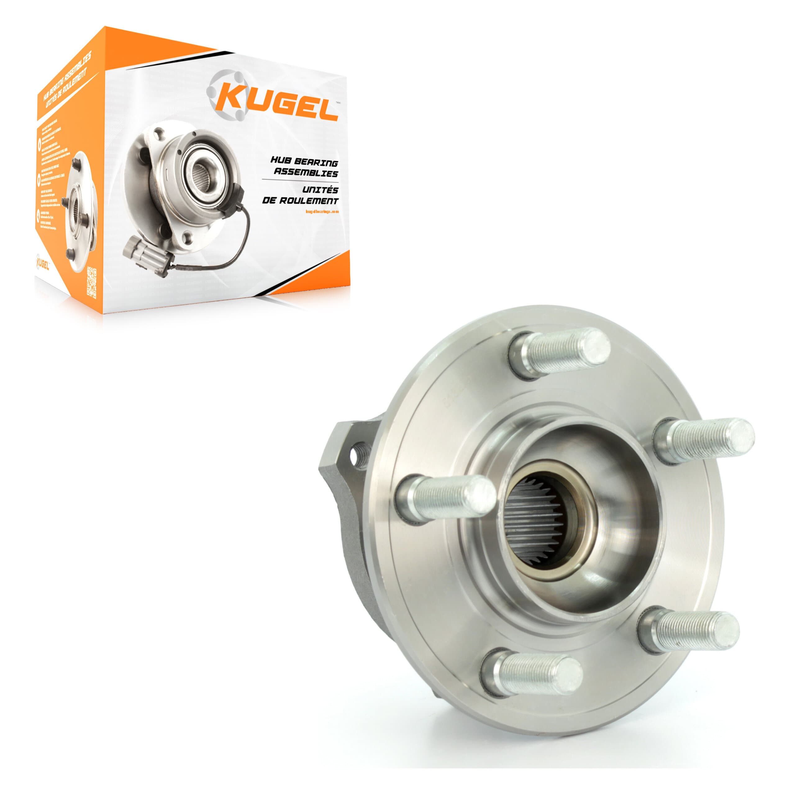 Kugel - 70-513225 - Front Wheel Bearing and Hub Assembly image 1