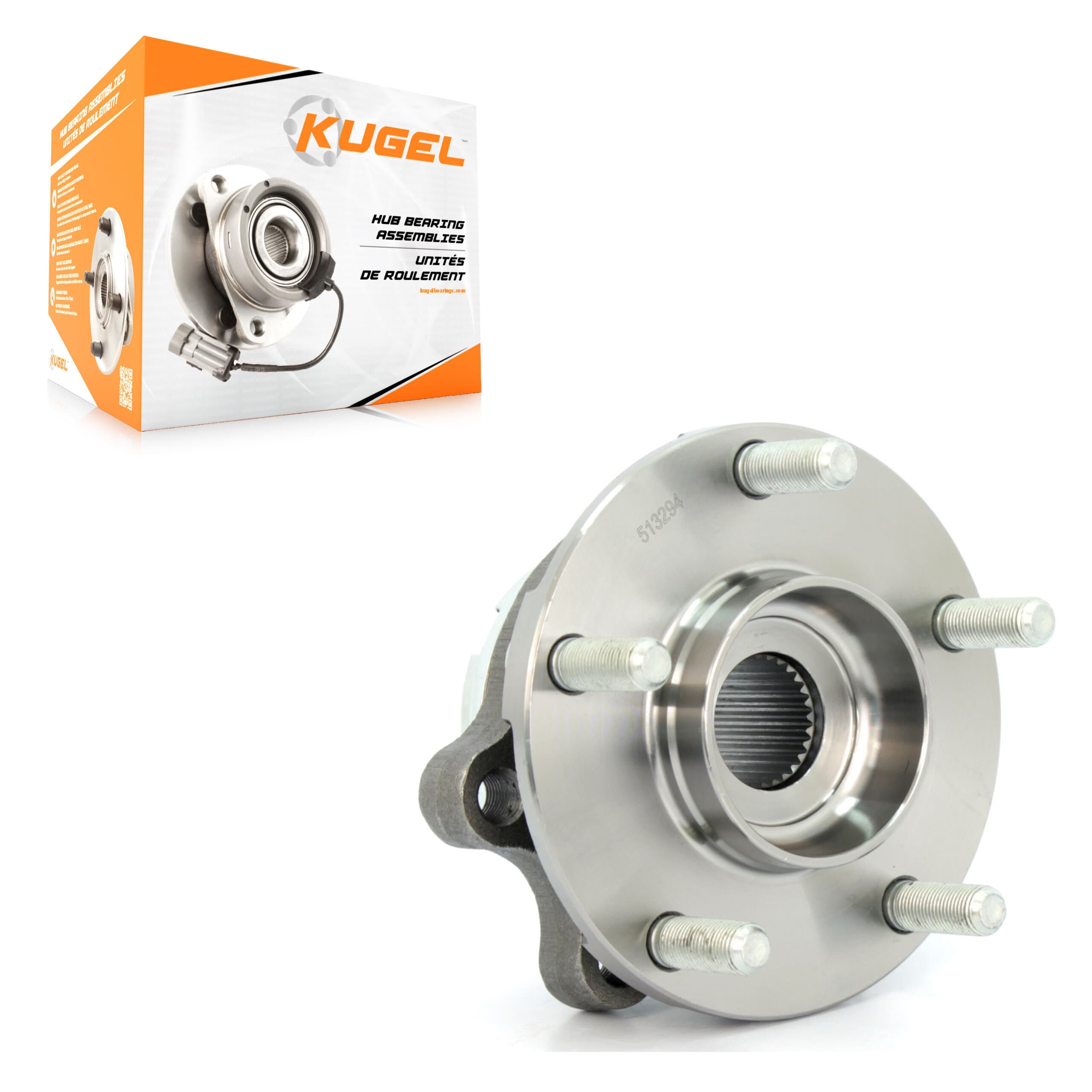 Kugel - 70-513294 - Front Wheel Bearing and Hub Assembly image 1