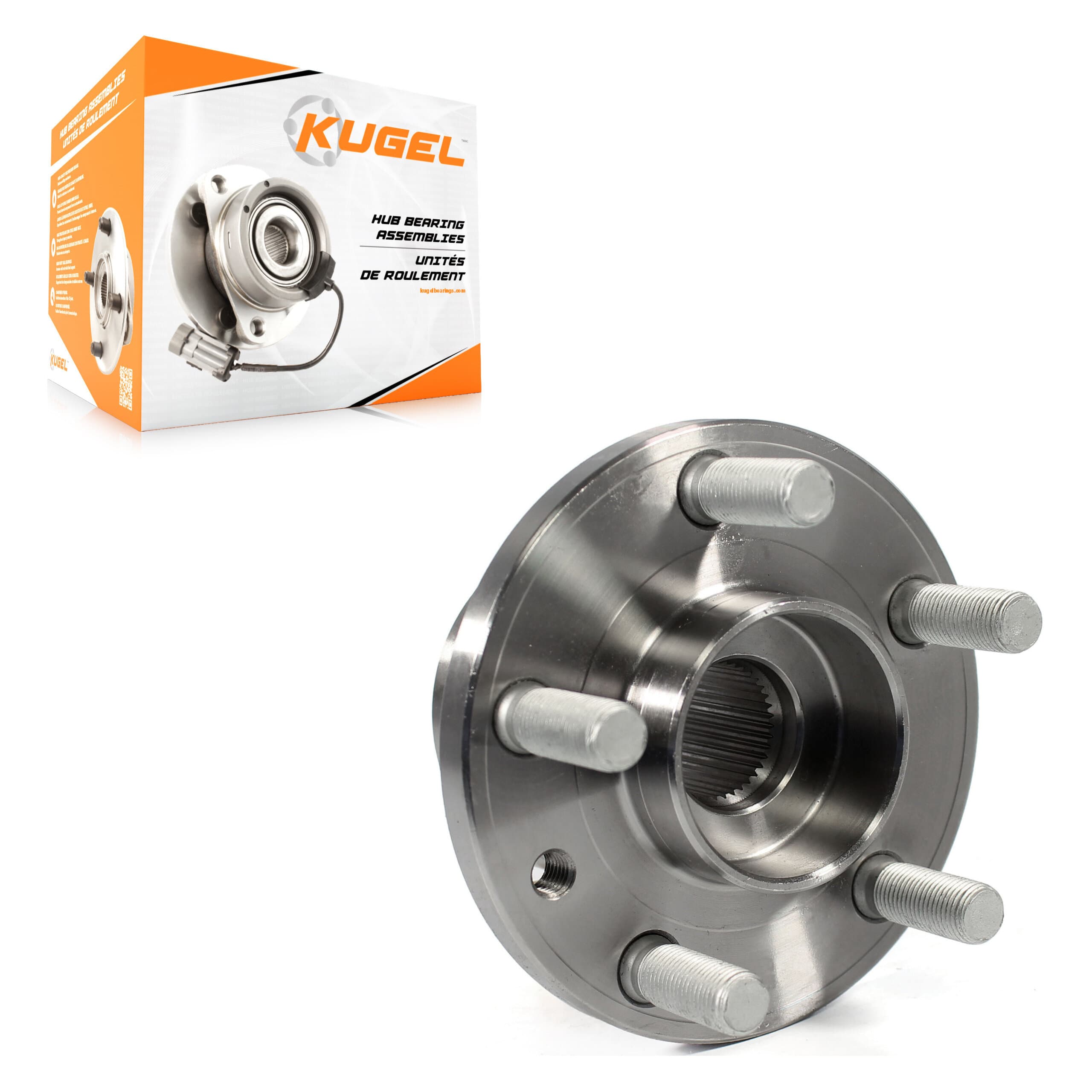 Kugel - 70-513337 - Front Wheel Bearing and Hub Assembly image 1