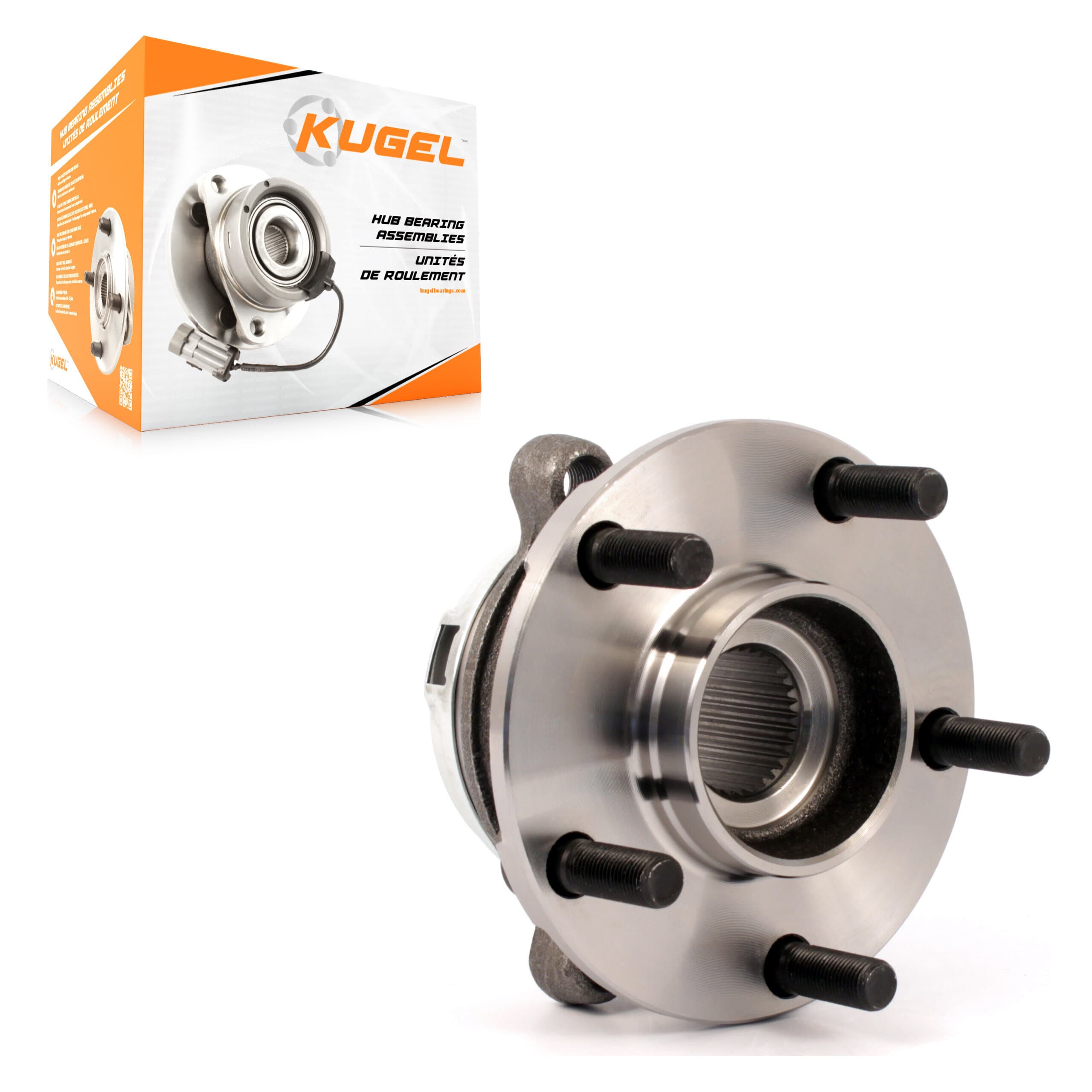 Kugel - 70-513338 - Front Wheel Bearing and Hub Assembly image 1