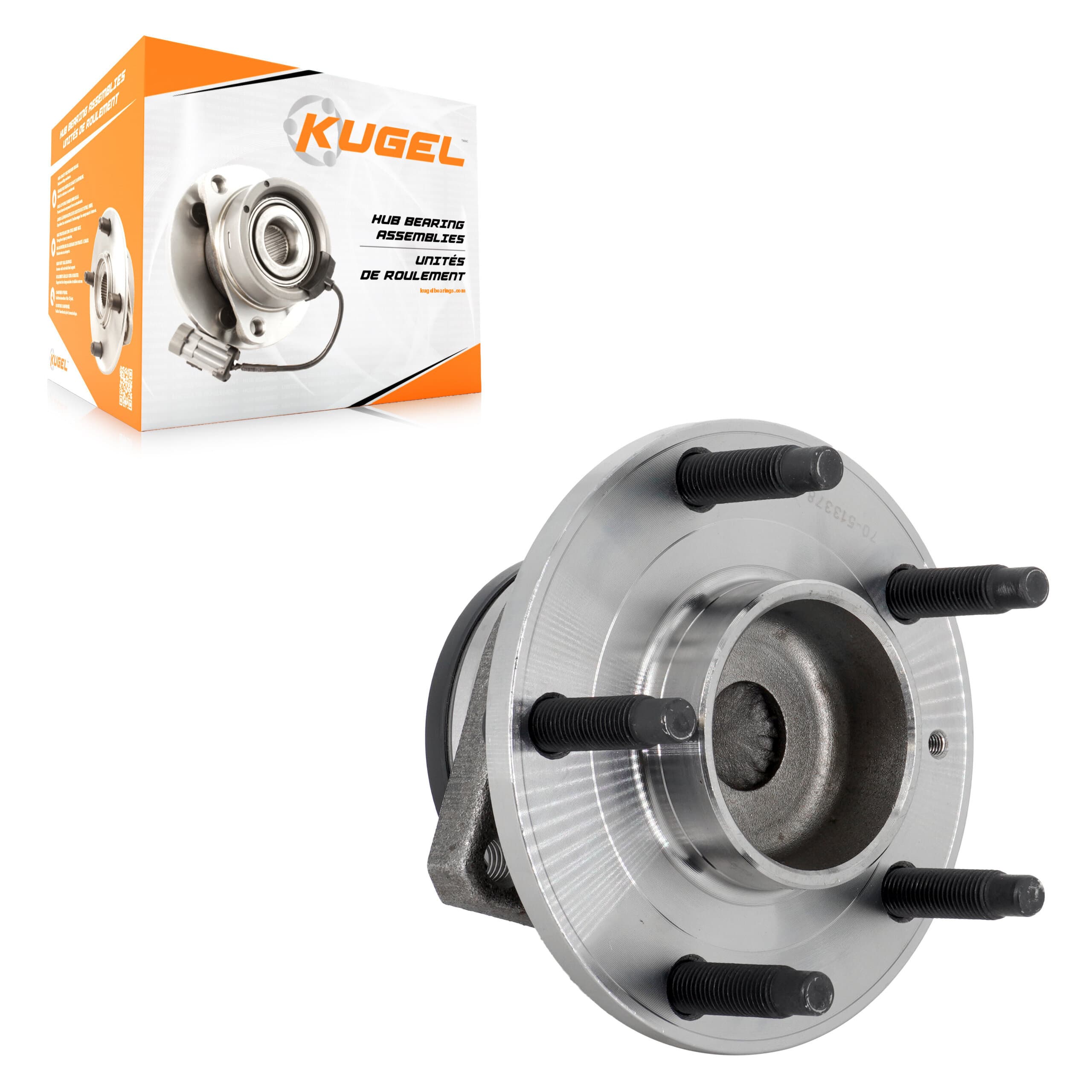 Kugel - 70-513378 - Front Wheel Bearing and Hub Assembly image 1