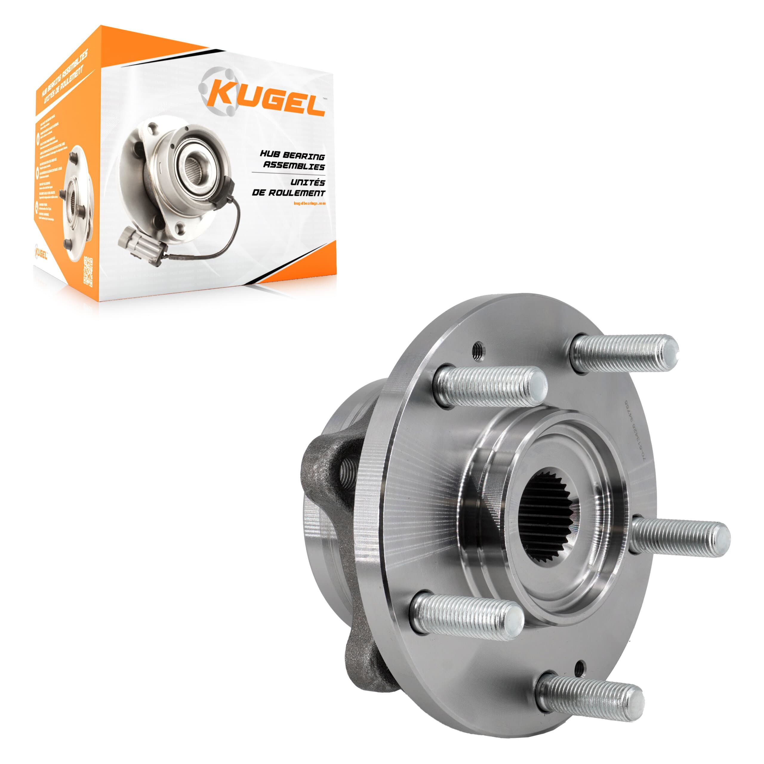 Kugel - 70-513426 - Front Wheel Bearing and Hub Assembly image 1