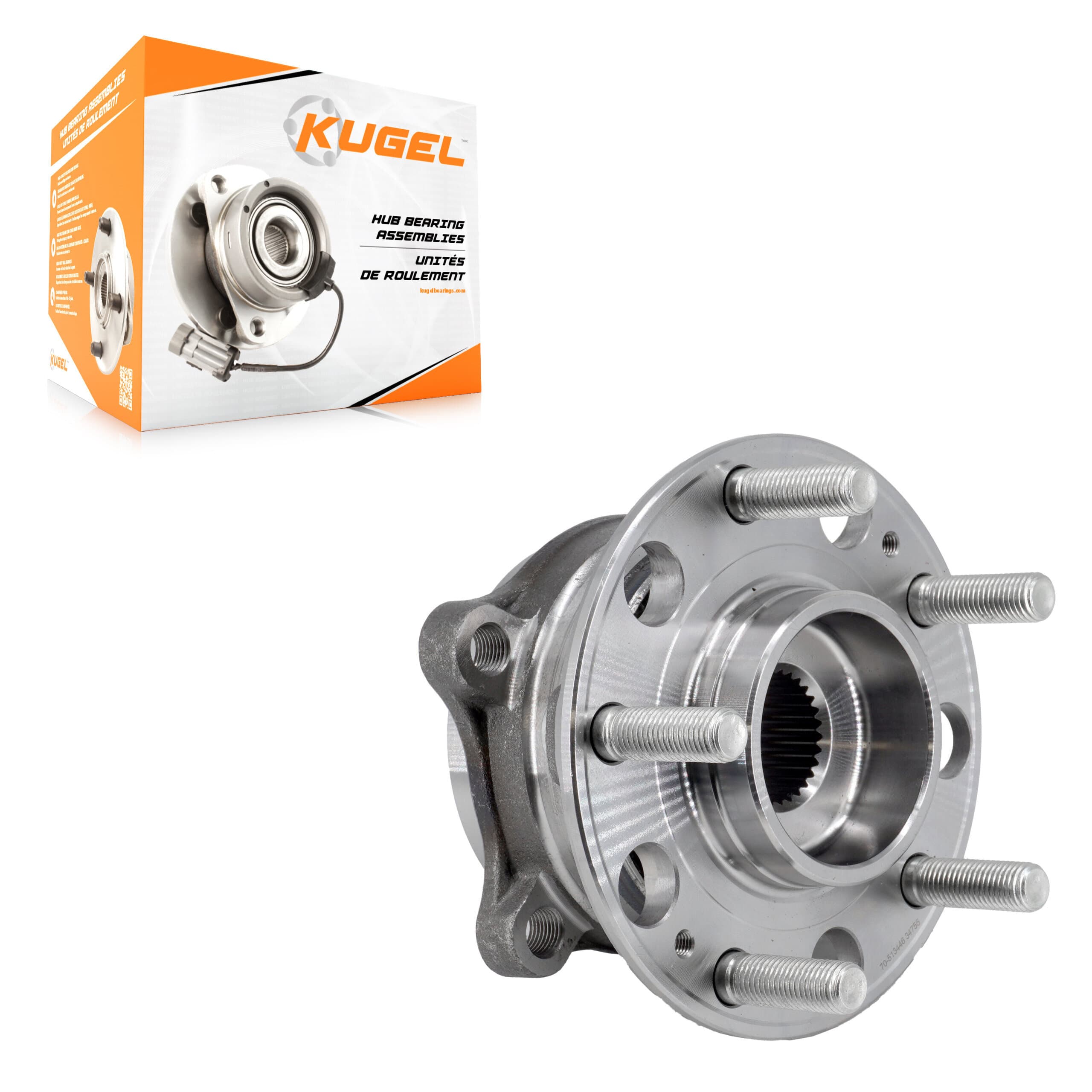 Kugel - 70-513446 - Front Wheel Bearing and Hub Assembly image 1